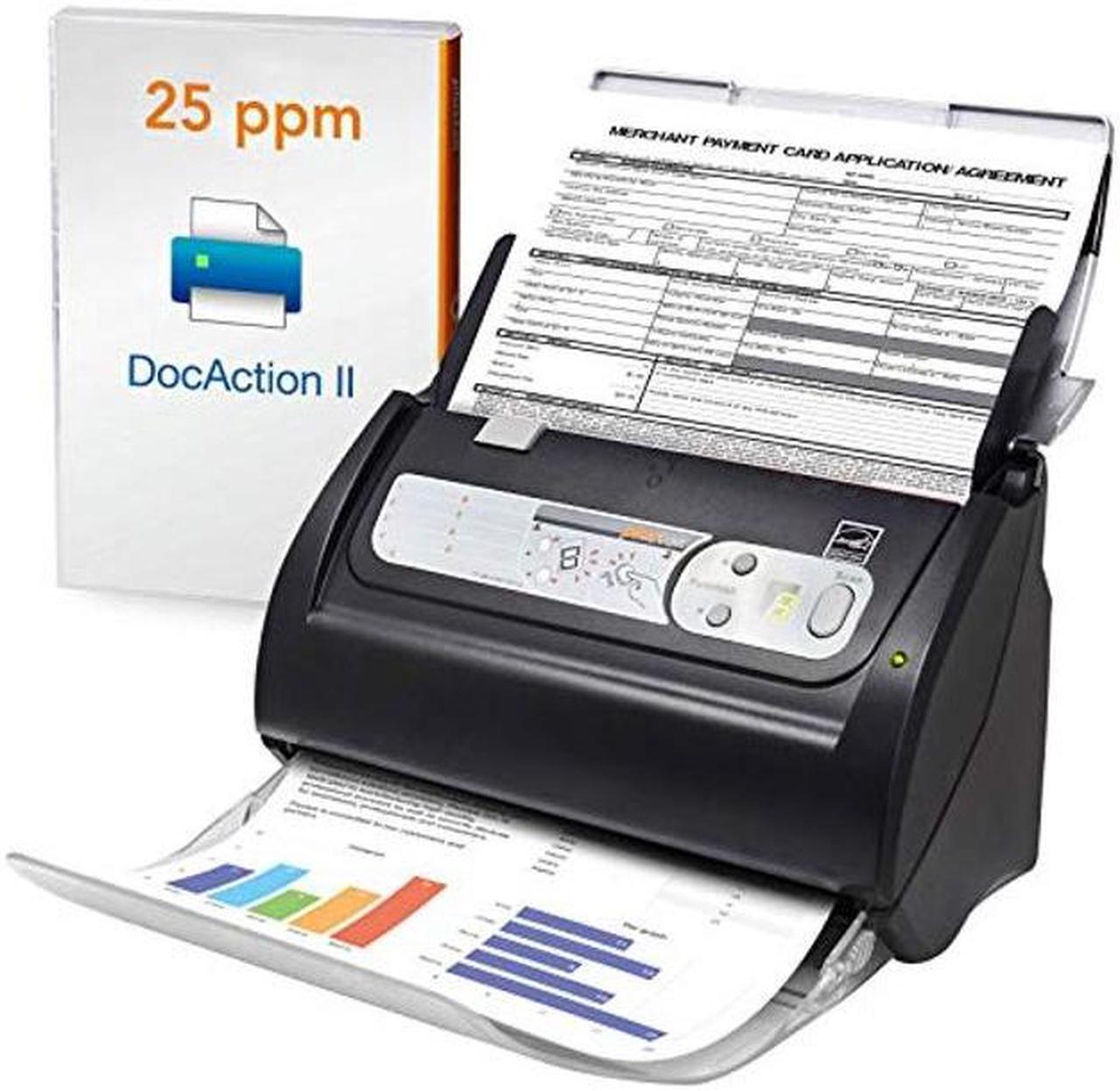 Main image of Plustek PS186 Desktop Document Scanner, with 50-pages Auto Document Feeder (ADF). For Windows 7 / 8 / 10 / 11 (Intel/AMD only)