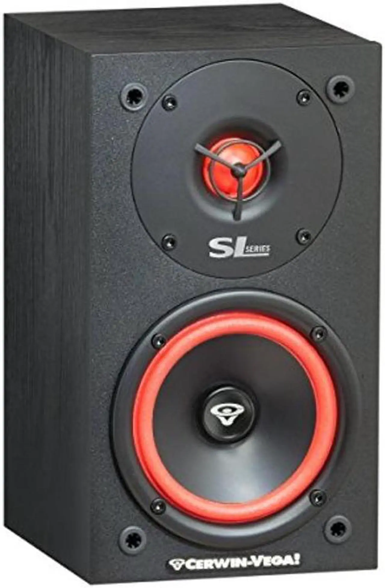 Alt view image 3 of 5 - Home Audio Cerwin Vega SL-5M 5 1/4" 2-Way Satellite Speakers/Driver with 1" Soft Dome Tweeter Set of 2 - Black