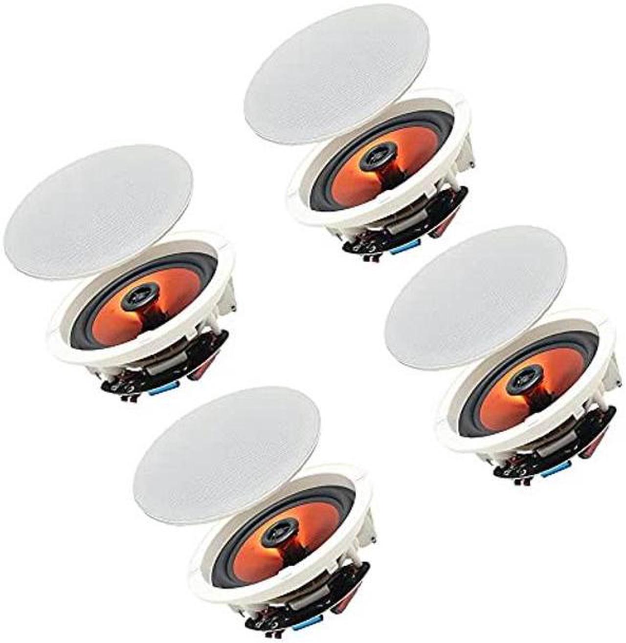 Main image of Herdio 6.5" 600 Watts Ceiling Speakers Wireless Home Recessed Speaker System Perfect for Indoor,Kitchen,Home Theater,Bedroom,Office,Covered Patio(4 Speakers)