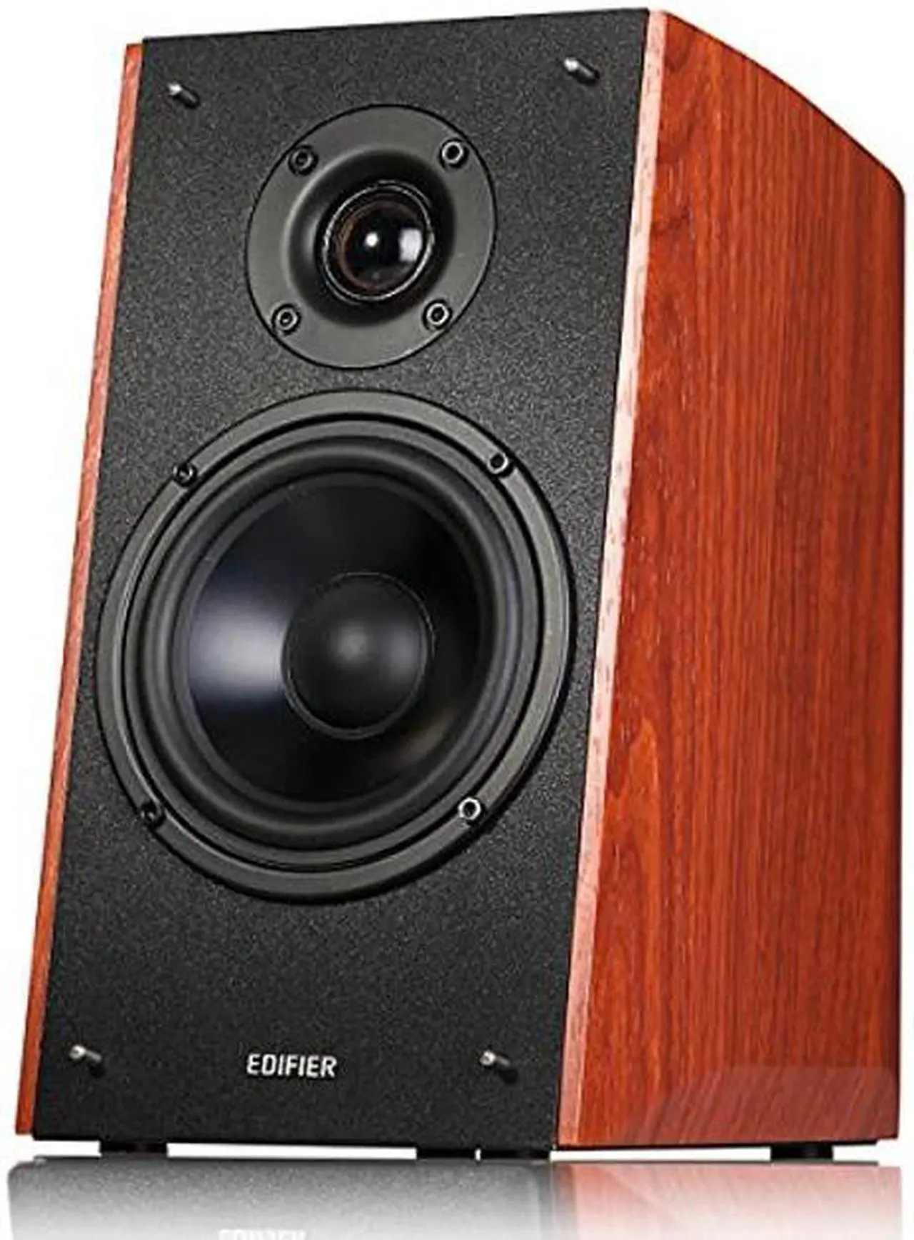 Alt view image 2 of 5 - Edifier R2000DB Powered Bluetooth Bookshelf Speakers - Near-Field Studio Monitors - Optical Input - 120 Watts RMS - Wood
