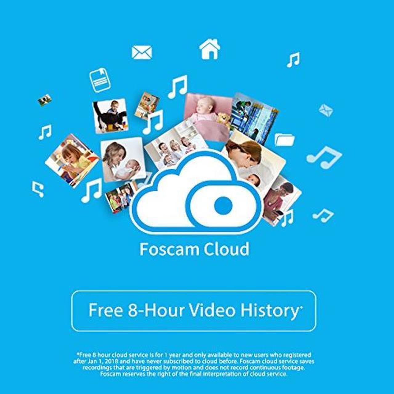 Alt view image 5 of 5 - Foscam HD 720P Outdoor WiFi Security Camera - Weatherproof IP66 Bullet / 1MP IP Wireless Surveillance Camera System with iOS/Android App, Night Vision up to 65ft, and More (FI9803P)