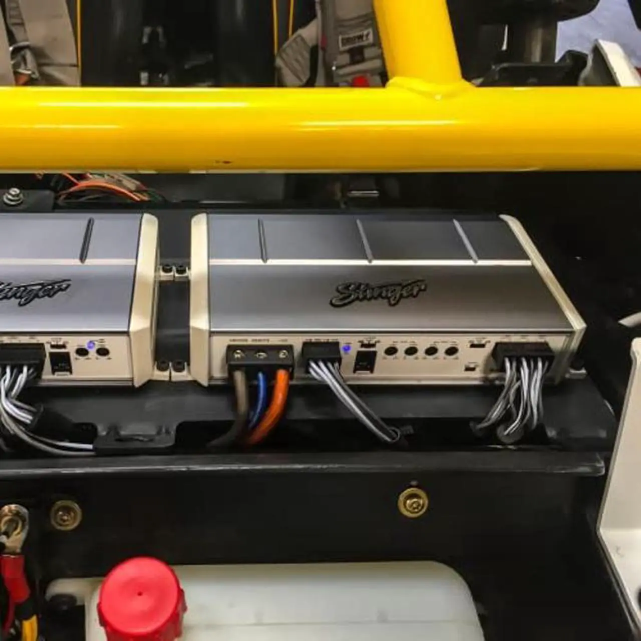 Alt view image 2 of 5 - Stinger SPX700X4 Micro 4 Channel 700 Watt Powersports Amplifier for Motorcycles, ATV, Marine and Mobile Applications