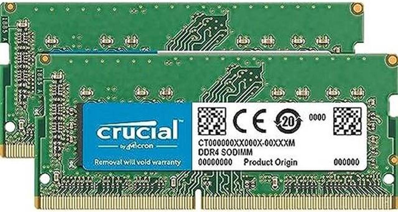 Main image of Crucial RAM 32GB Kit (2x16GB) DDR4 3200MHz CL22 (or 2933MHz or 2666MHz) Laptop Memory CT2K16G4SFRA32A