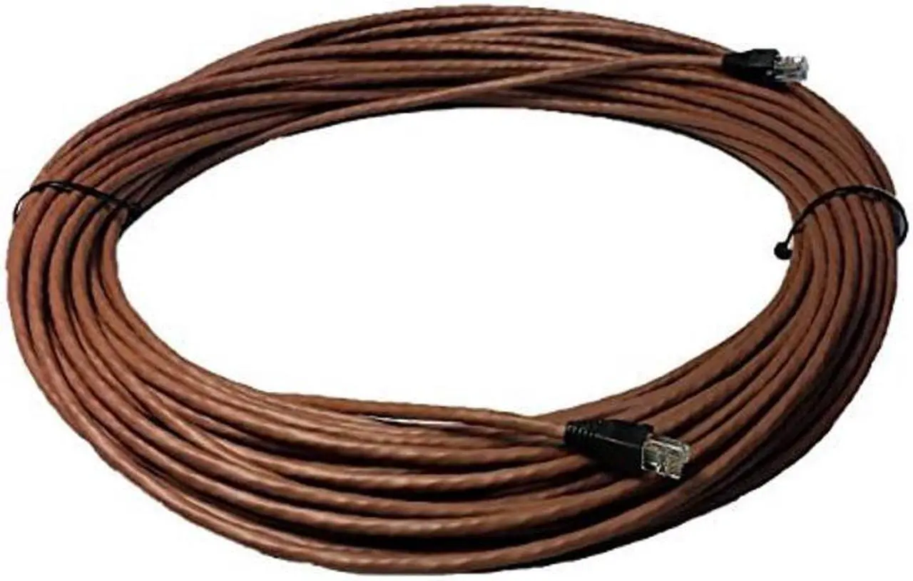 Main image of RiteAV - 200 FT Cat6 Brown Ethernet Network RJ45 Patch Cord (Pure Copper) (Connectors and Boots Installed)