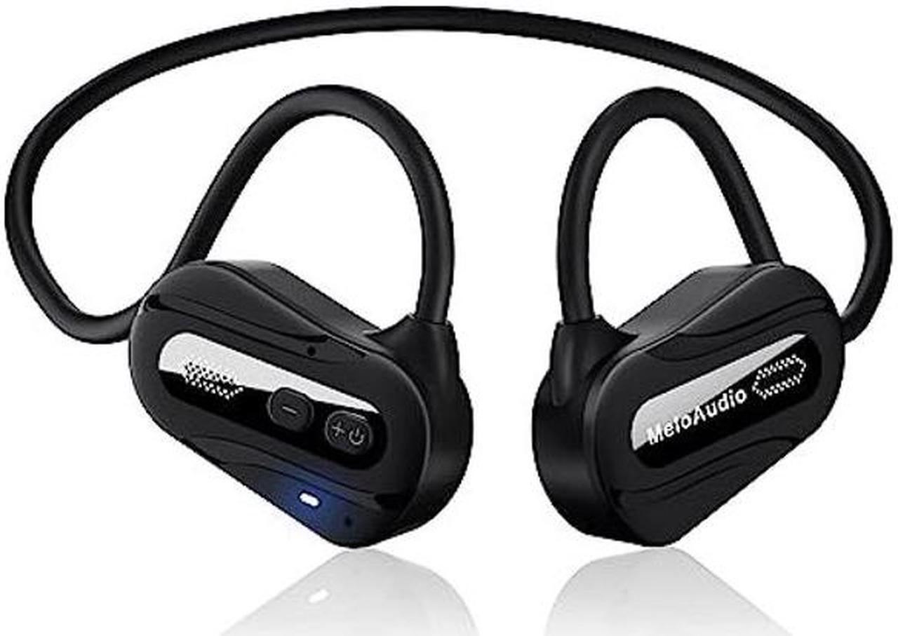 Main image of MeloAudio Open Ear Headphones, Bluetooth 5.3 Air Conduction Wireless Sport Headphones with Immersive Premium Bass Up Sound, Waterproof, Dual-Mic Open Ear Earbuds for Running, Cycling and Workouts