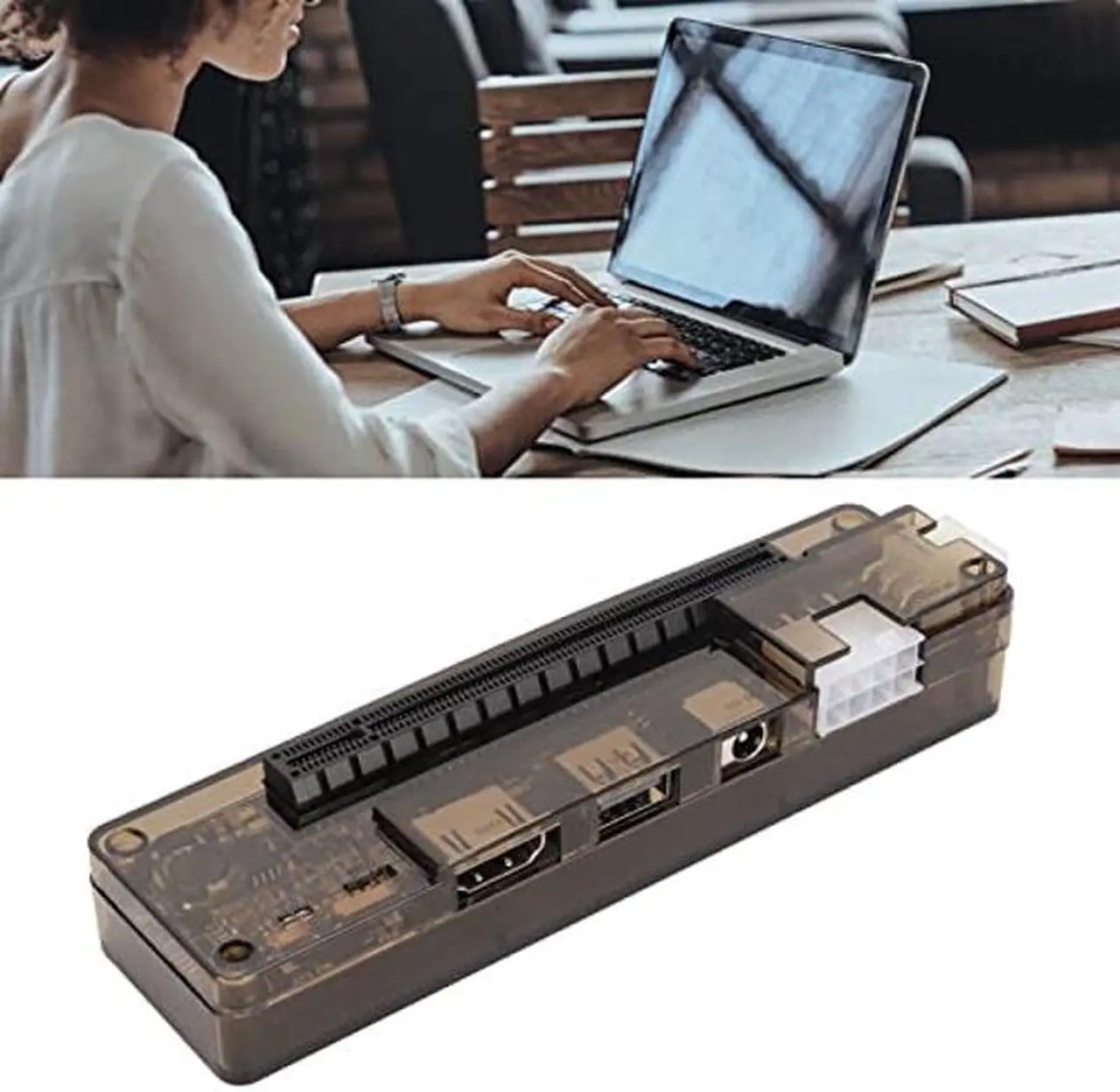 Alt view image 4 of 5 - Serounder EXP GDC PCIe Laptop External Independent Video Card Dock NGFF M.2 A Key 6Pin Discrete Graphics Base for Beast,(Serounder81s6acxzp0)