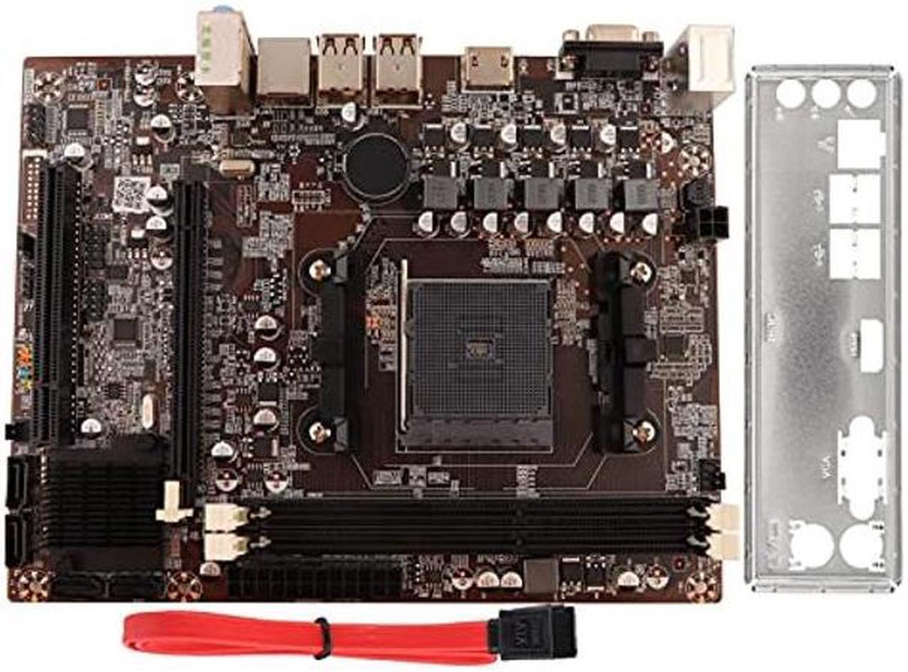 Alt view image 7 of 7 - Socket fm2b Motherboard fm2 CPU AMD athlon Mother Board Game pc Gaming fm2+ Cheap amd3 and Power Supply Combo ryzen 3 motherboards vga am2 AMD DDR3 A88 Desktop Computer