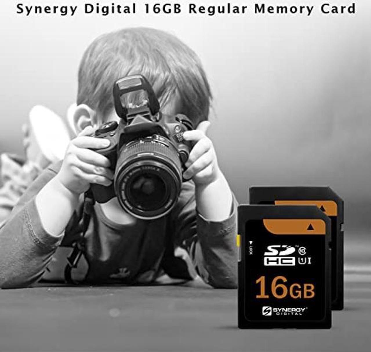 Alt view image 3 of 5 - Synergy Digital 16GB, SDHC UHS-I Memory Cards - Class 10, U1, 95MB/s, 300 Series - Pack of 5