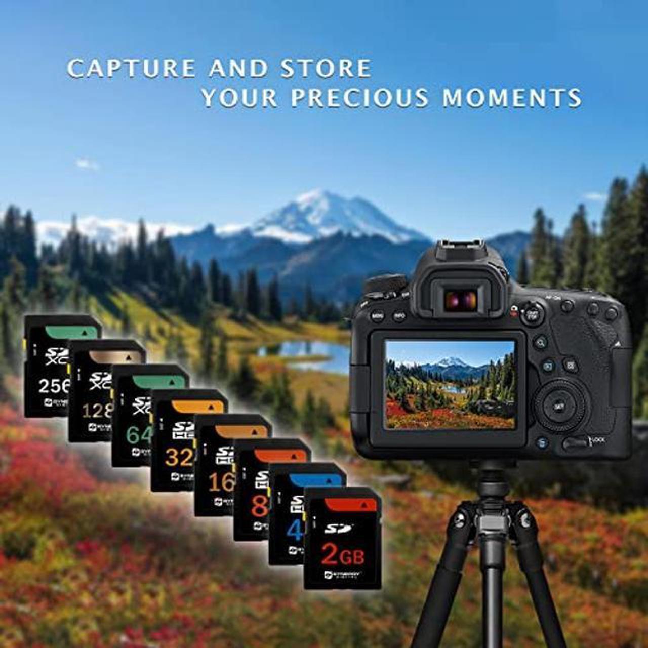 Alt view image 2 of 5 - Synergy Digital 16GB, SDHC UHS-I Memory Cards - Class 10, U1, 95MB/s, 300 Series - Pack of 5