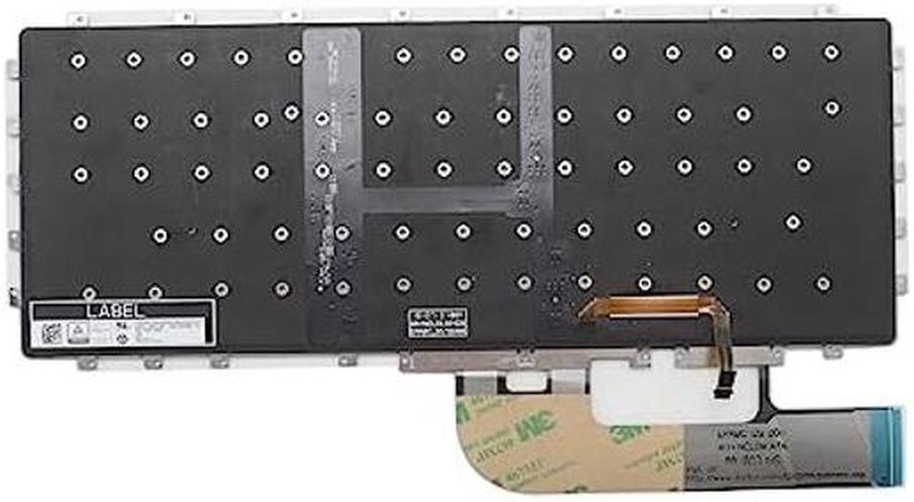 Alt view image 2 of 2 - New Replacement Laptop Keyboard for Dell XPS 15 9575 9575 2-in-1 Precision 5530 2 in 1 Backlit US 0C48H4 0HC1GN