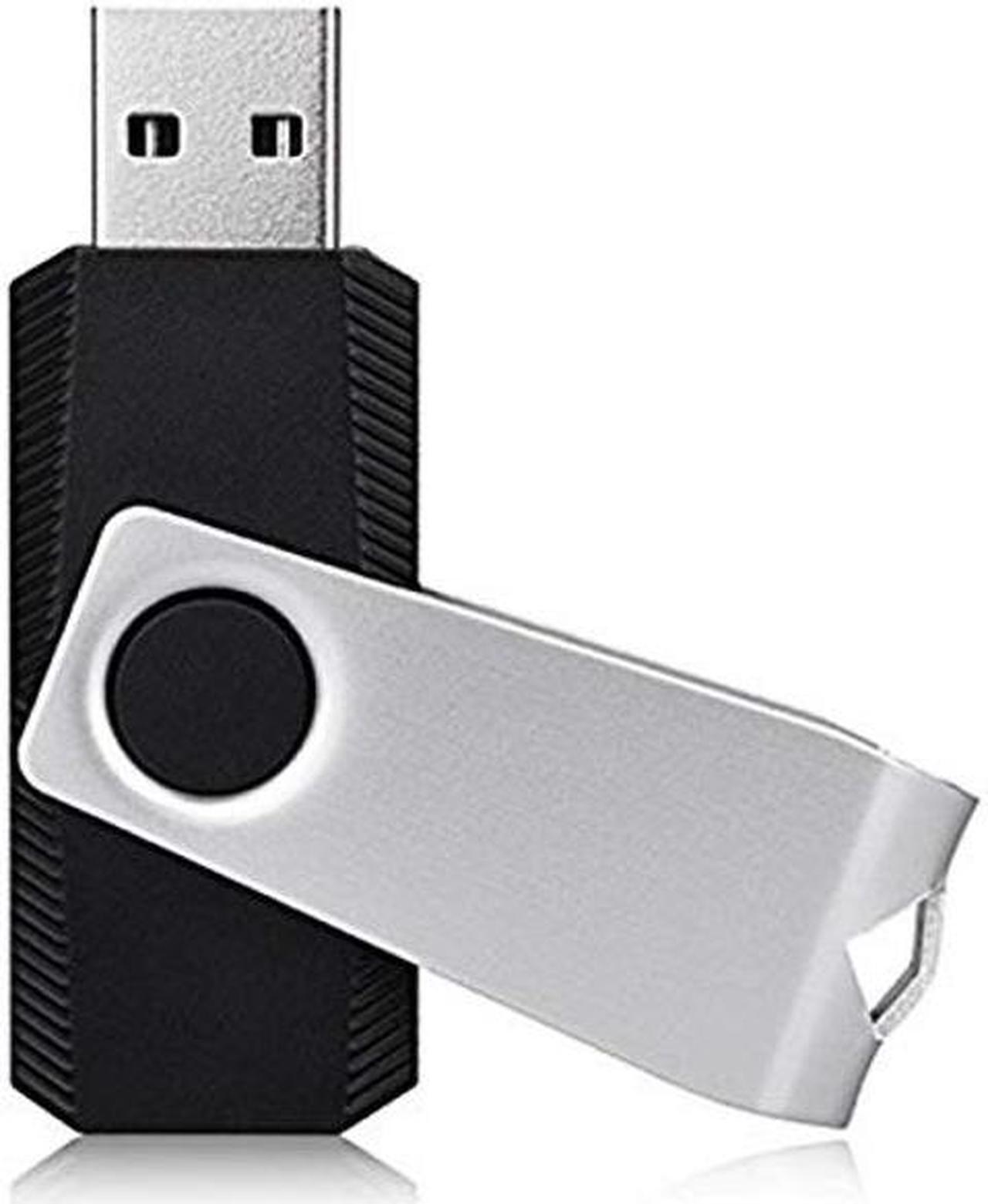 Alt view image 2 of 5 - KEXIN 10 Pack 64GB Flash Drive USB Flash Drive Thumb Drive Memory Stick USB Drive Swivel Drive Jump Drive Black (64 GB, 10 Pack)