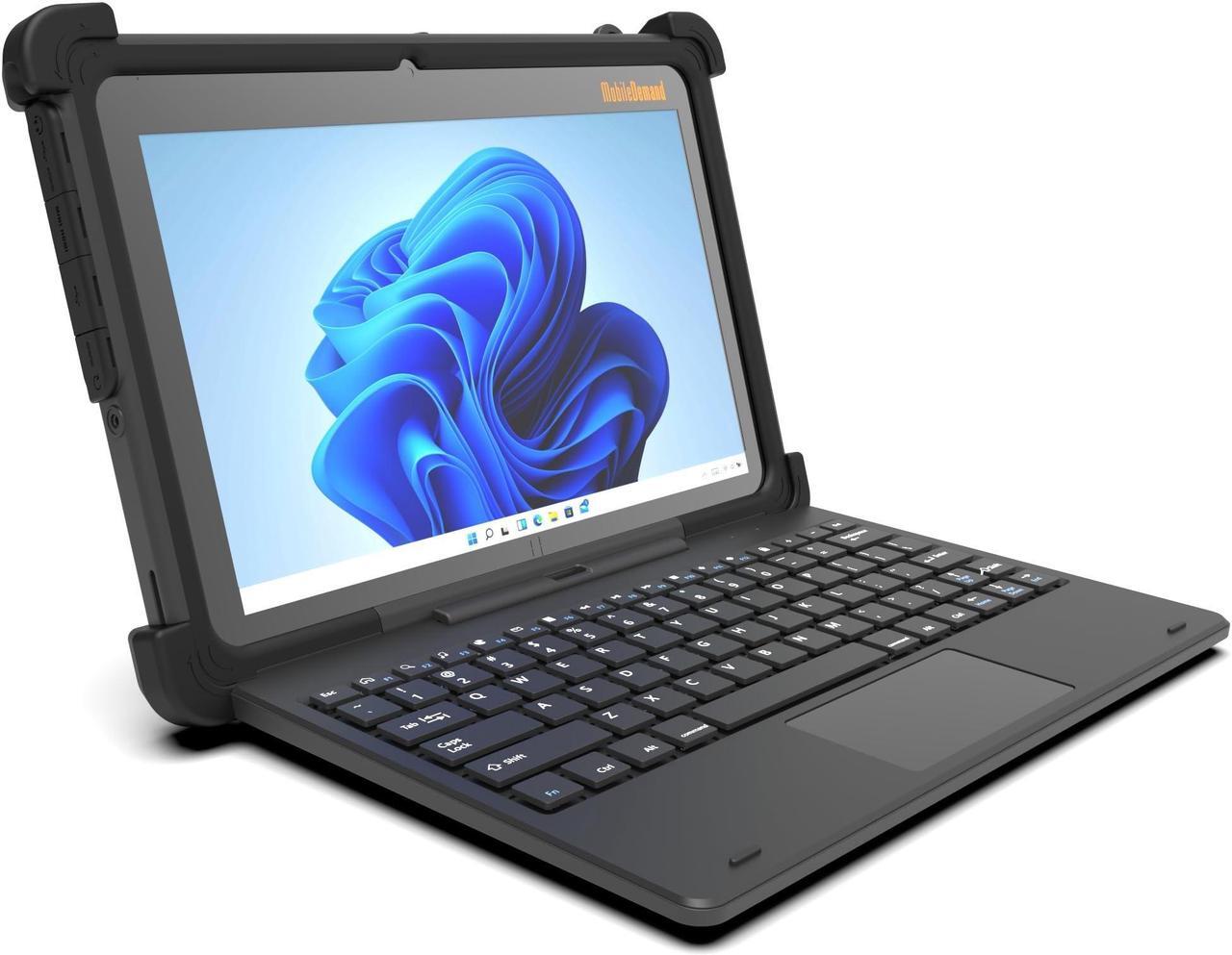 Main image of MobileDemand Flex 10B Rugged 10 inch Tablet with Keyboard and Windows 11 Pro Upgrade, A Rugged Laptop Tablet PC,(Beats Traditional Laptop Computer in Rigidity), Field Work Business Laptop