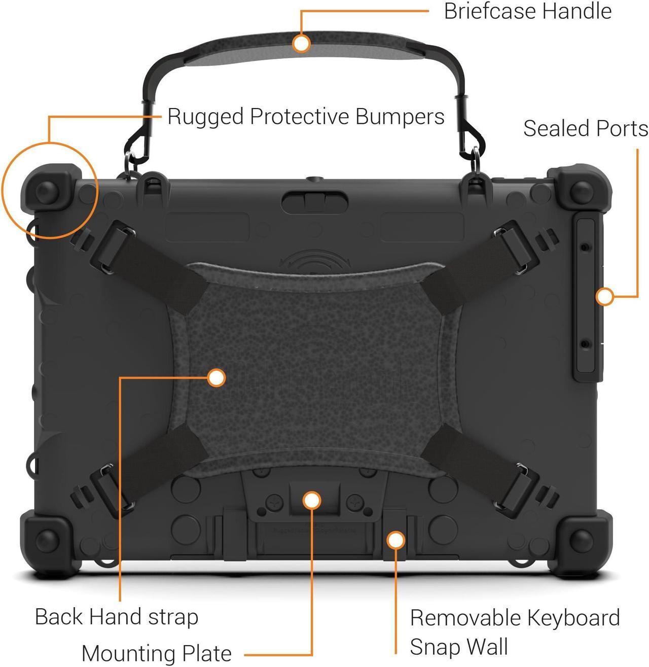 Alt view image 3 of 5 - MobileDemand Flex 10B Rugged 10 inch Tablet with Keyboard and Windows 11 Pro Upgrade, A Rugged Laptop Tablet PC,(Beats Traditional Laptop Computer in Rigidity), Field Work Business Laptop