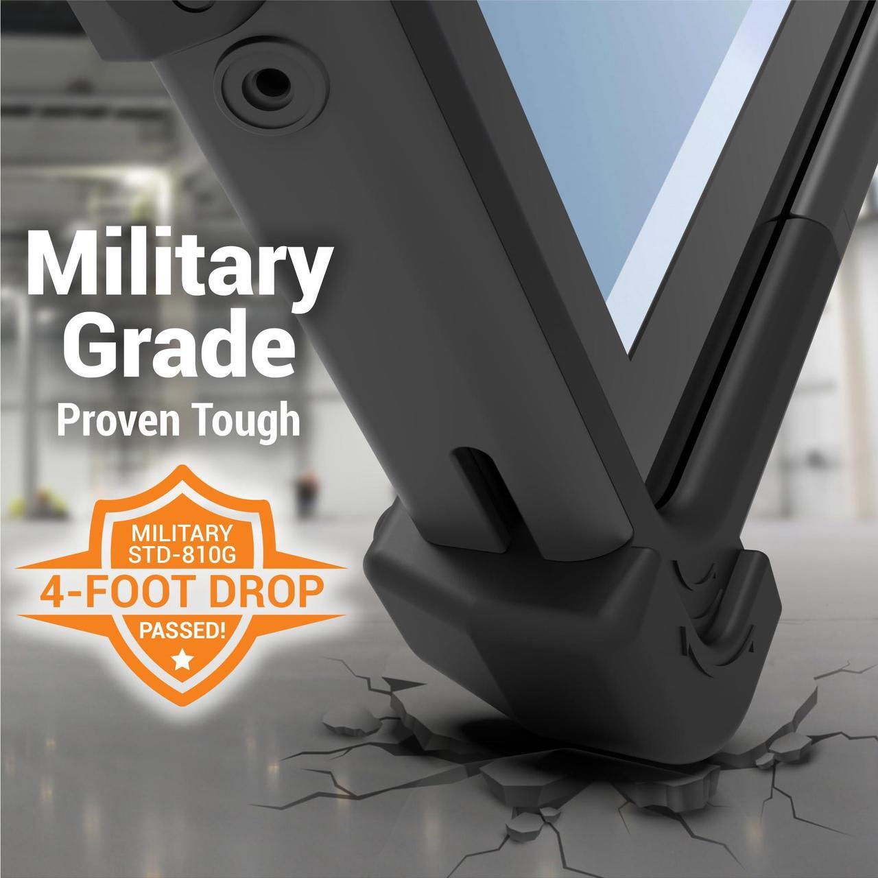 Alt view image 2 of 5 - MobileDemand Flex 10B Rugged 10 inch Tablet with Keyboard and Windows 11 Pro Upgrade, A Rugged Laptop Tablet PC,(Beats Traditional Laptop Computer in Rigidity), Field Work Business Laptop
