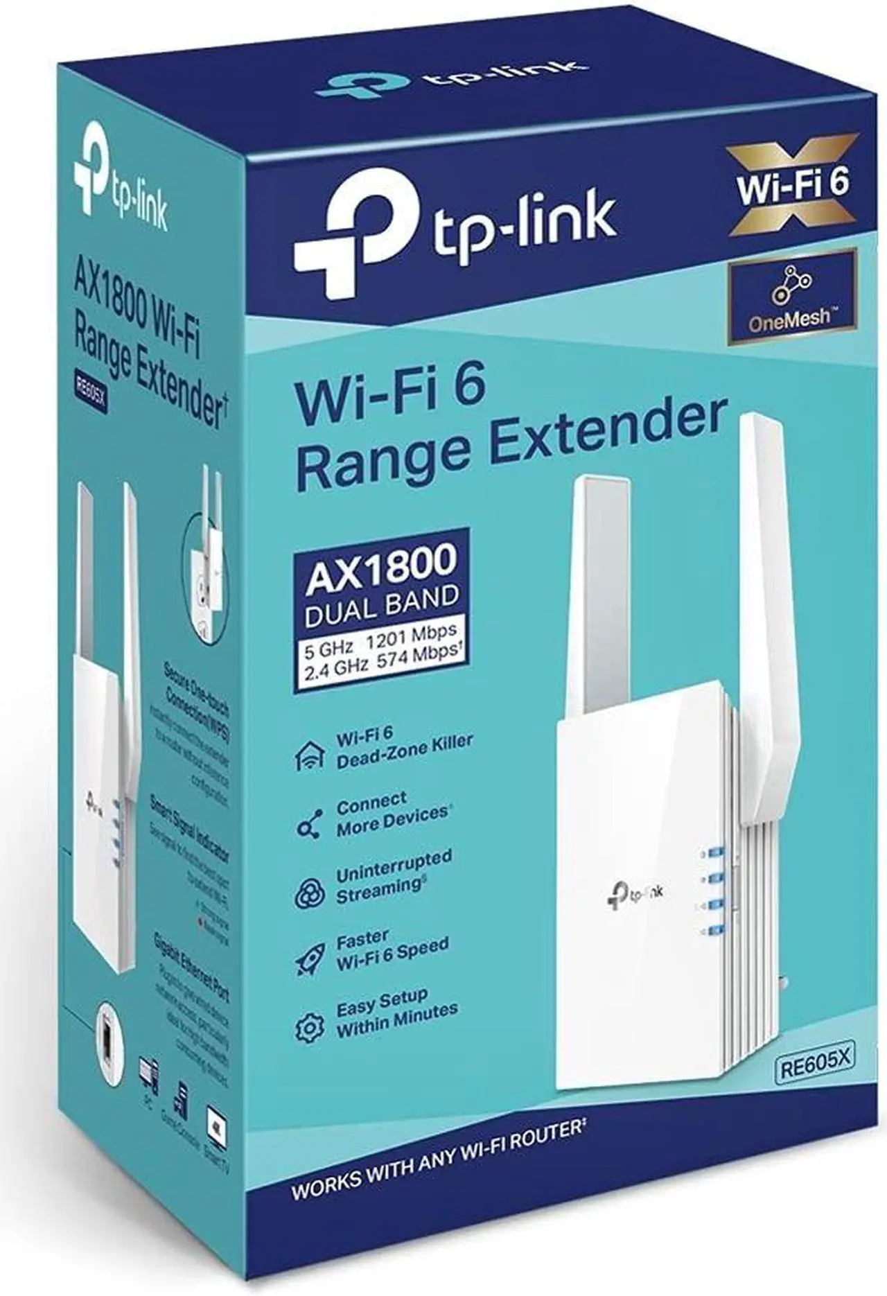 Alt view image 4 of 4 - TP-Link RE605X - Wi-Fi range extender