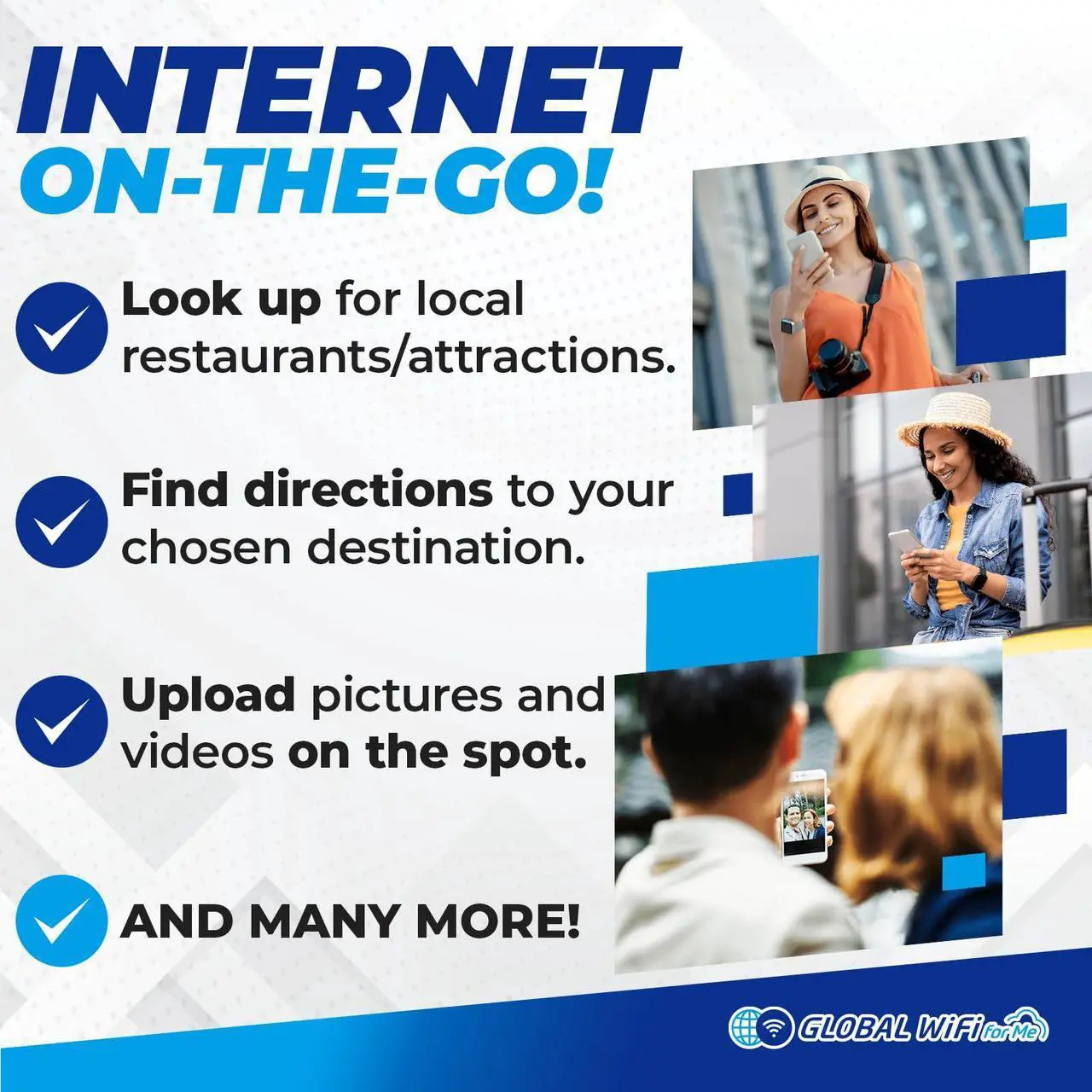 Alt view image 3 of 5 - [Global WiFi for Me] G40 4G LTE Portable WiFi Hotspot for Travel, SIM Free CloudSIM, Global High Speed 1GB & US 10GB, Data top-up on The WiFi, Local & International Coverage