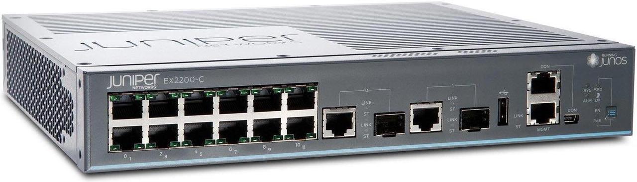 Alt view image 2 of 2 - Juniper Layer 3 Switch (EX2200-C-12T-2G)