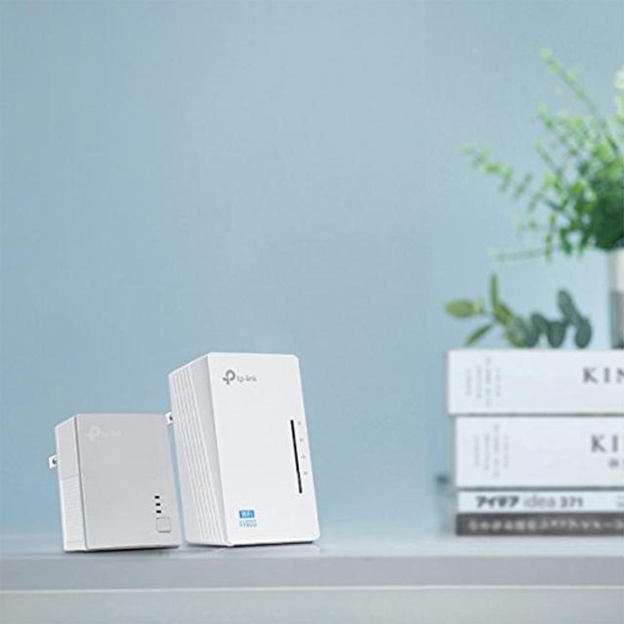 Alt view image 3 of 5 - TP-Link Powerline WiFi Extender - Powerline Adapter with WiFi, WiFi Booster, Plug & Play, Power Saving, Ethernet over Power, Expand both Wired and WiFi Connections, AV600 (TL-WPA4220 KIT)