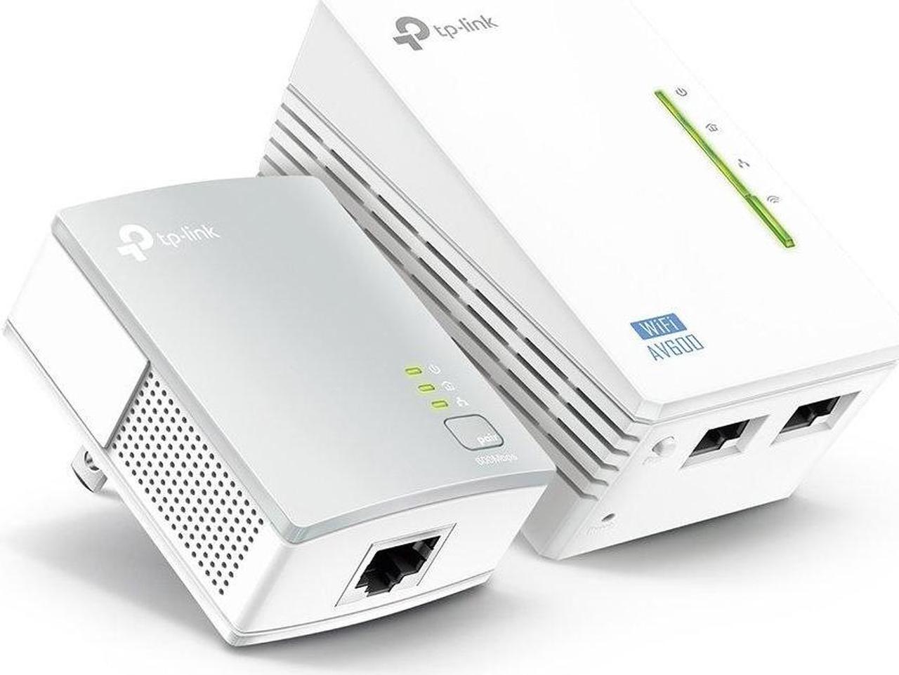 Main image of TP-Link Powerline WiFi Extender - Powerline Adapter with WiFi, WiFi Booster, Plug & Play, Power Saving, Ethernet over Power, Expand both Wired and WiFi Connections, AV600 (TL-WPA4220 KIT)