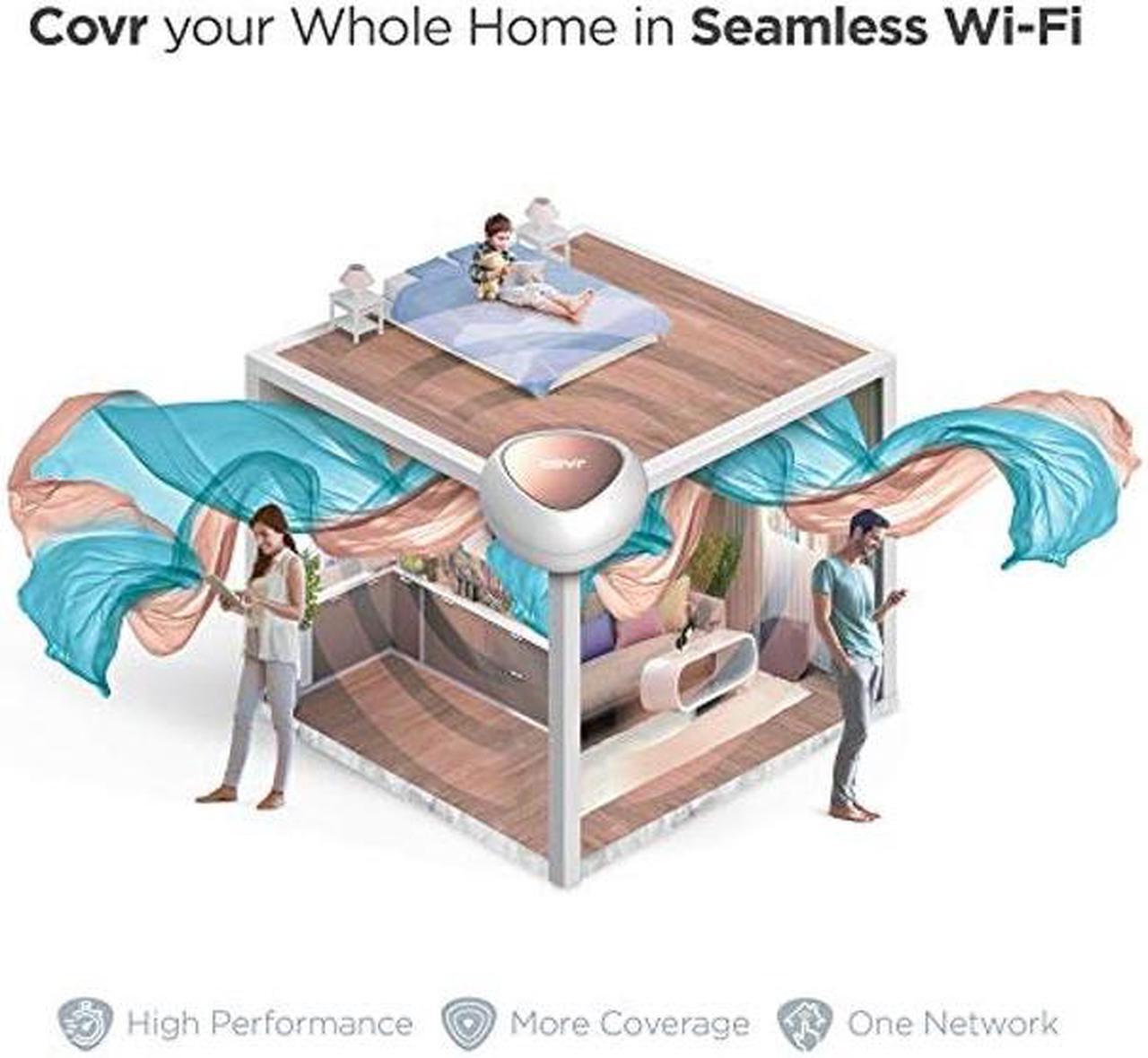 Alt view image 3 of 5 - D-Link COVR Whole Home Mesh WiFi System Dual Band AC1200 3-Pack Router Replacement for Wireless Internet Network Gigabit Ethernet, Up to 5000 Sq. Ft. (COVR-C1203-US)