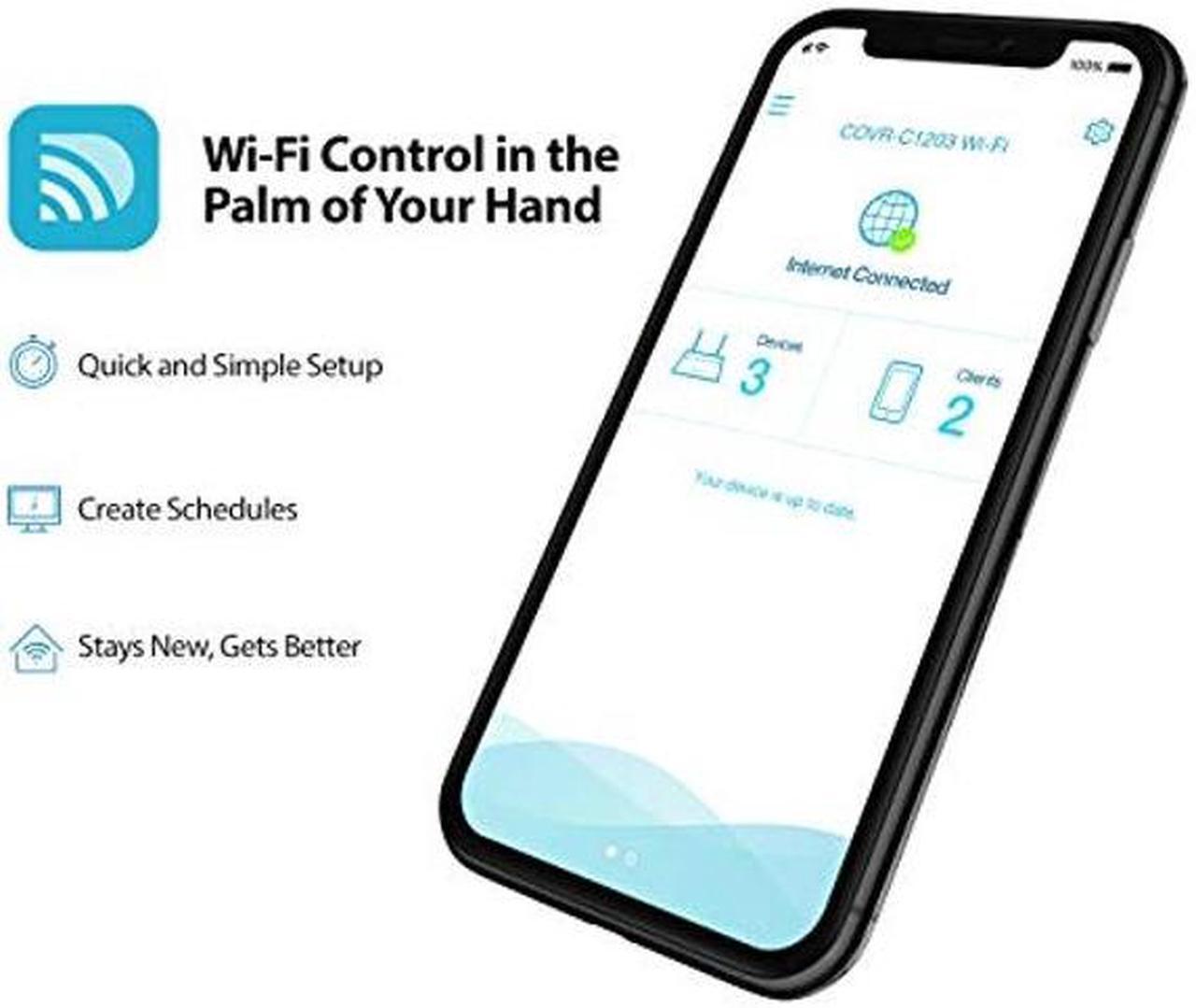 Alt view image 5 of 5 - D-Link COVR Whole Home Mesh WiFi System Dual Band AC1200 3-Pack Router Replacement for Wireless Internet Network Gigabit Ethernet, Up to 5000 Sq. Ft. (COVR-C1203-US)
