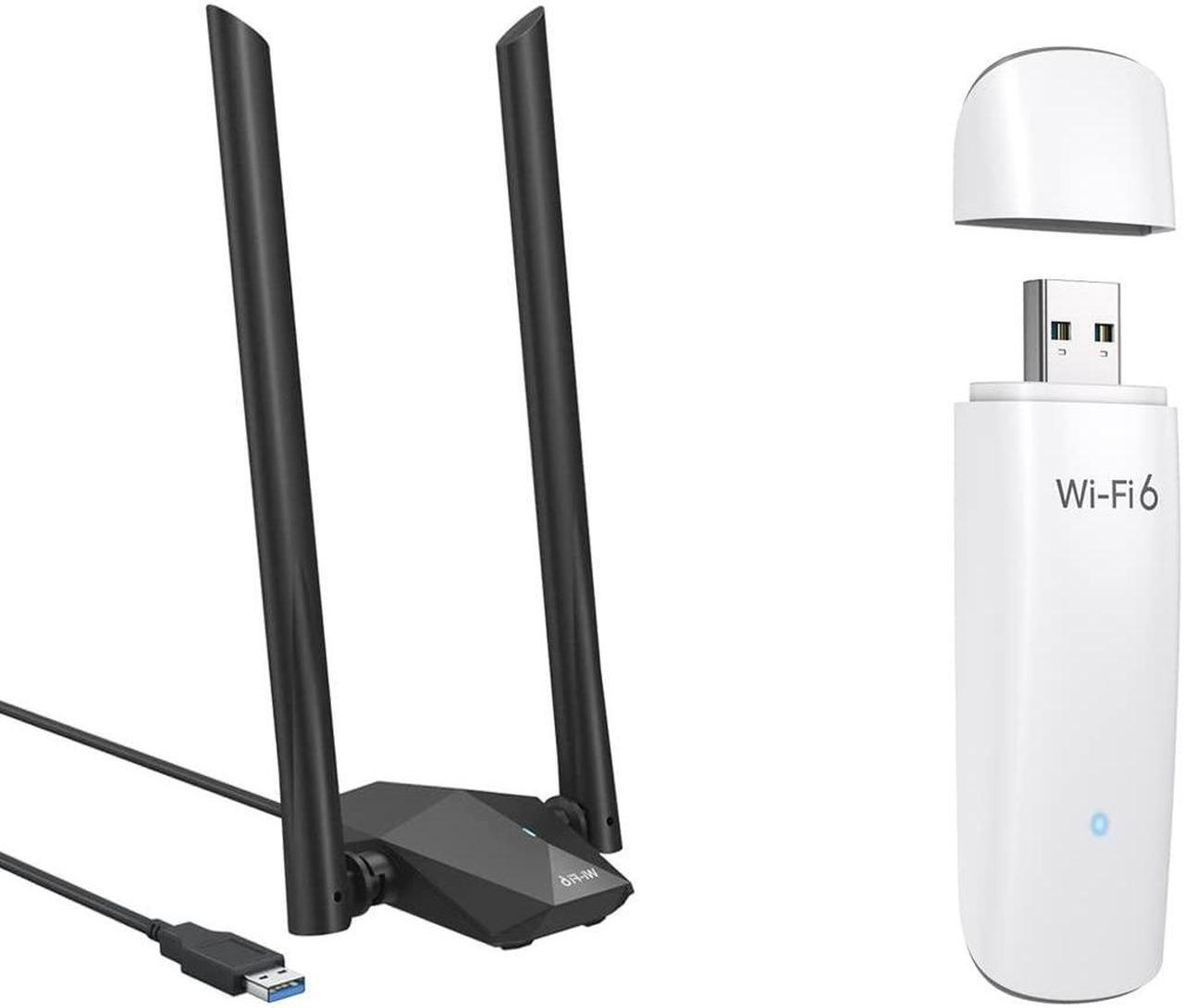 Main image of BrosTrend USB WiFi 6 Adapter AX1800 Long Range USB WiFi Adapter for PC Laptop Desktop 5GHz/1201Mbps + 2.4GHz/574Mbps and AX1800 WiFi 6 Linux Compatible WiFi Adapter for PC and Raspberry Pi 2+