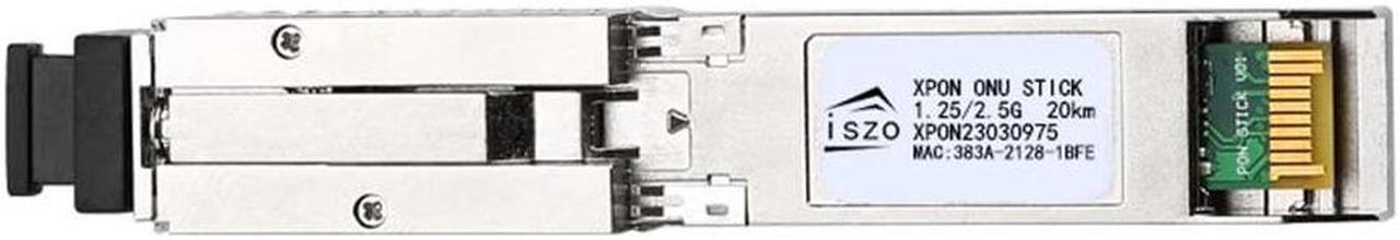 Main image of iszo 1.25G/2.5G XPON/GPON/EPON ONU,SFP Stick ONU, Support MAC SN LOID Modify,SFP Port,for Network Switch/Router/Media Converter,Optical Fiber Modem