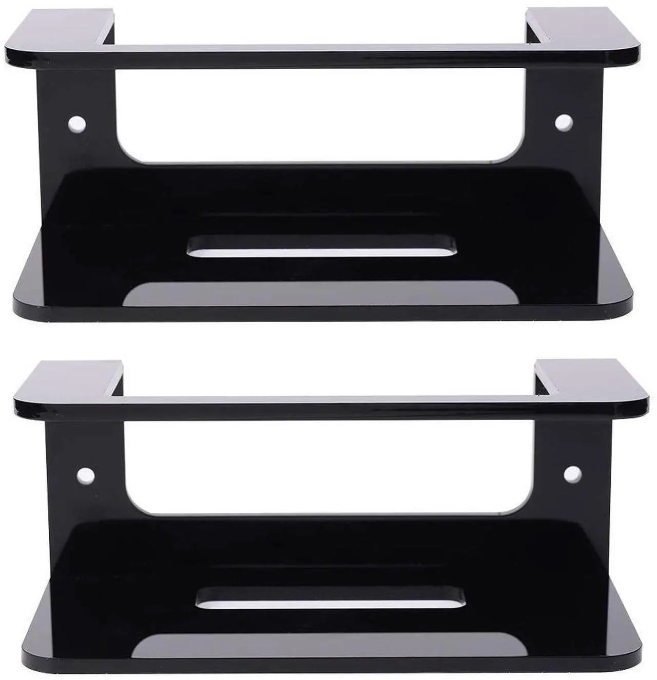 Alt view image 5 of 5 - OkeMeeo Wall Mount for NETGEAR Nighthawk Mesh WiFi 6 - Holder for (MR60) and Mesh WiFi 6 Satellite (MS60) for Nighthawk MK64, MK63S, MK63 and MK62 (2 Pack)