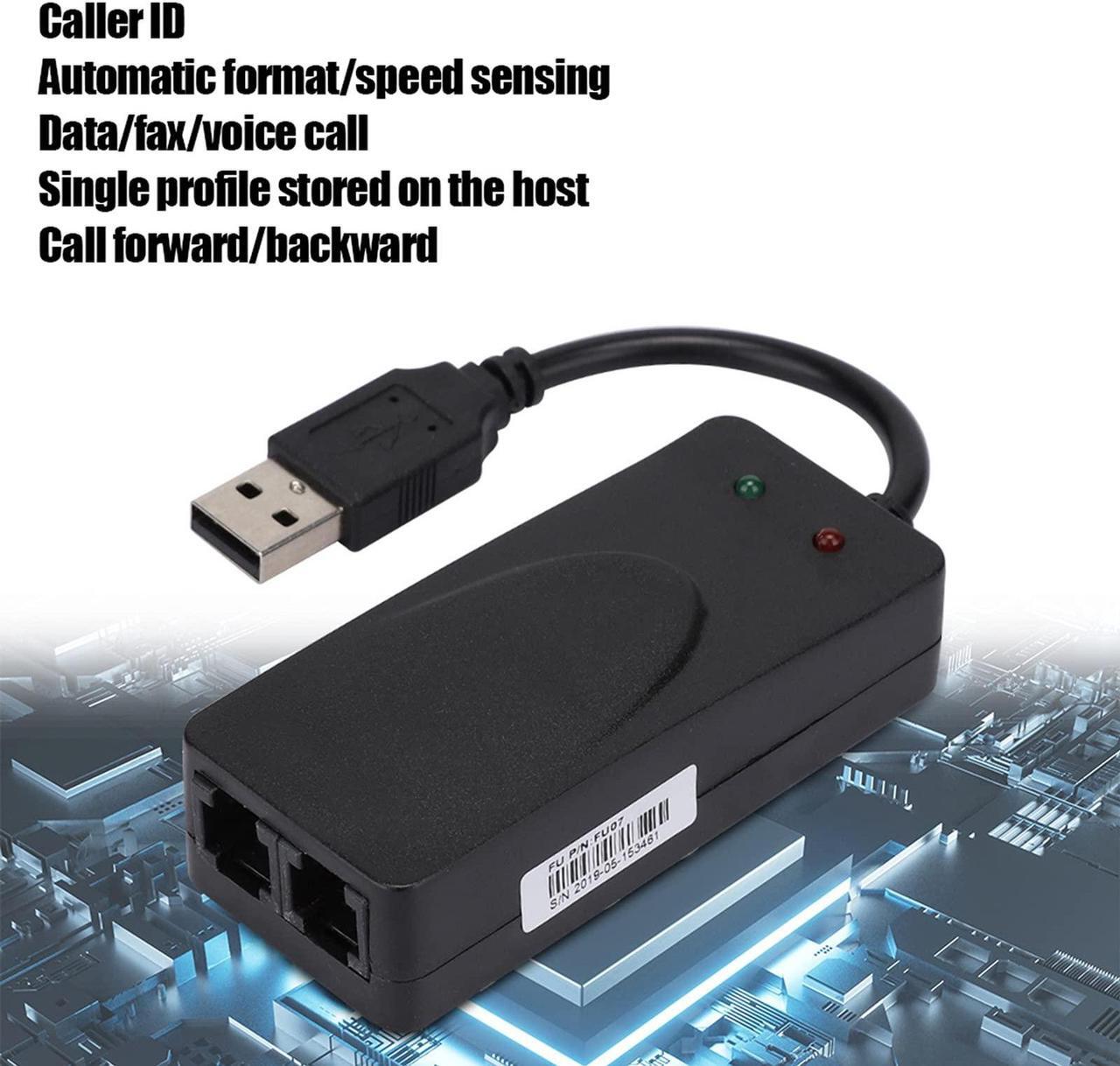 Alt view image 3 of 5 - Normal Dial up Modem, Fax Modem Dual Port USB2.0 56K External Modem Driver for Win 7/Win 8/Win 10/Win XP