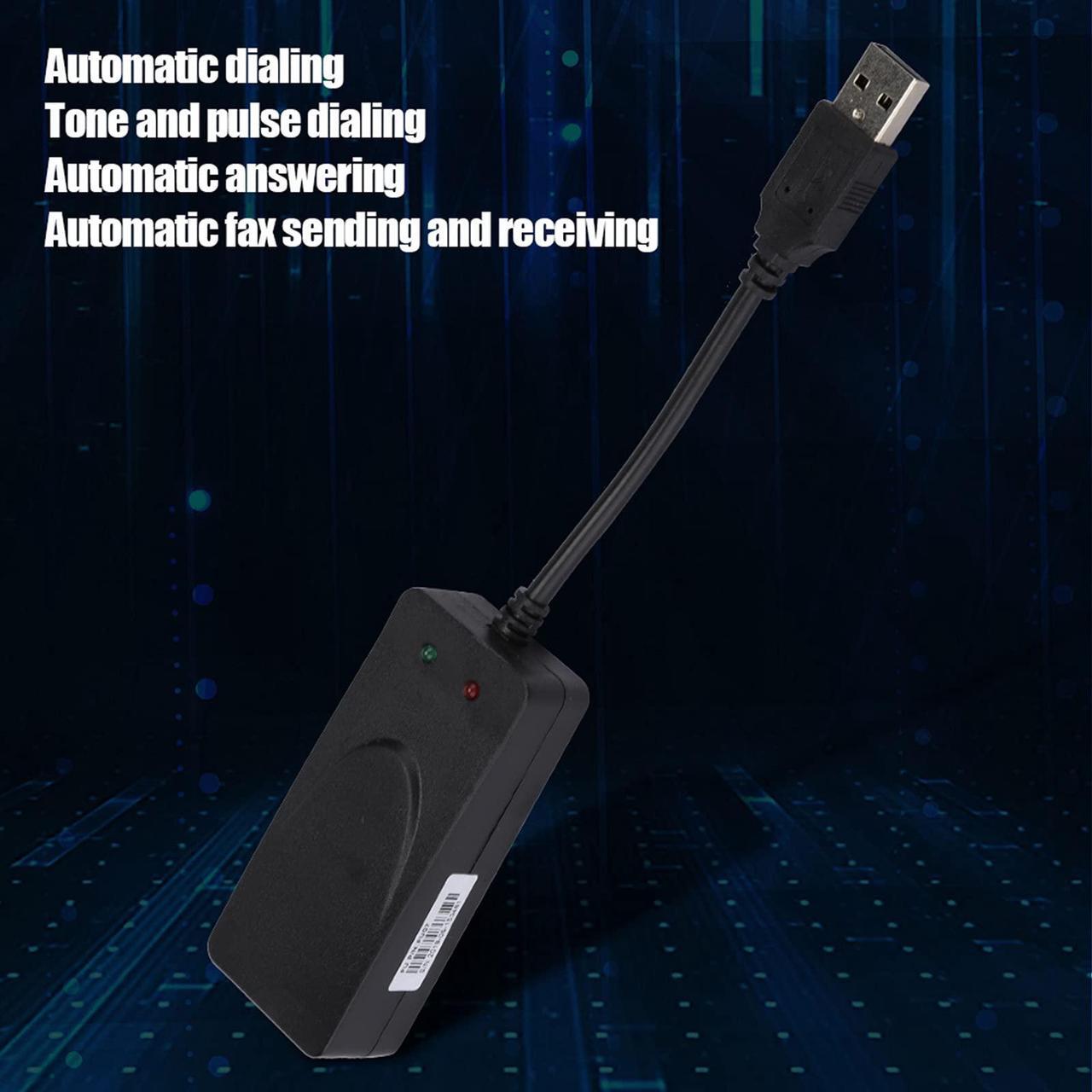 Alt view image 5 of 5 - Normal Dial up Modem, Fax Modem Dual Port USB2.0 56K External Modem Driver for Win 7/Win 8/Win 10/Win XP