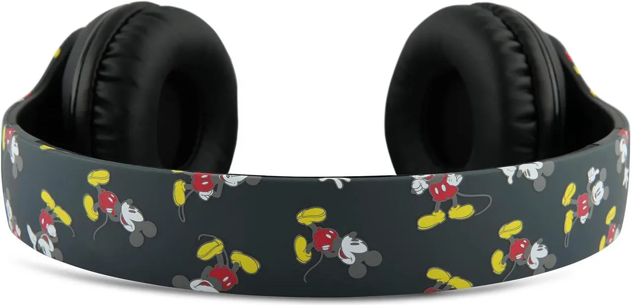 Alt view image 4 of 5 - Disney Mickey Mouse Bluetooth Headphones Over Ear, Wireless and Wired Foldable Headset Built-in Microphone - Birthday Gift Adults Kids - Audifonos Auriculares Inalambricos