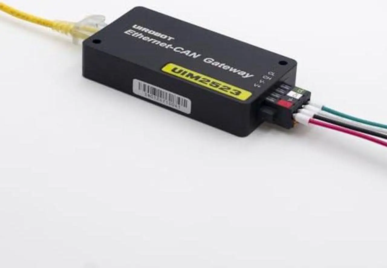 Alt view image 2 of 5 - UIROBOT Serial Adapters Ethernet TCP and CAN Bus System Control Converter Gateway, Wide Voltage Input 12~48VDC, CAN Bus 3000V Isolation, Aluminum Case