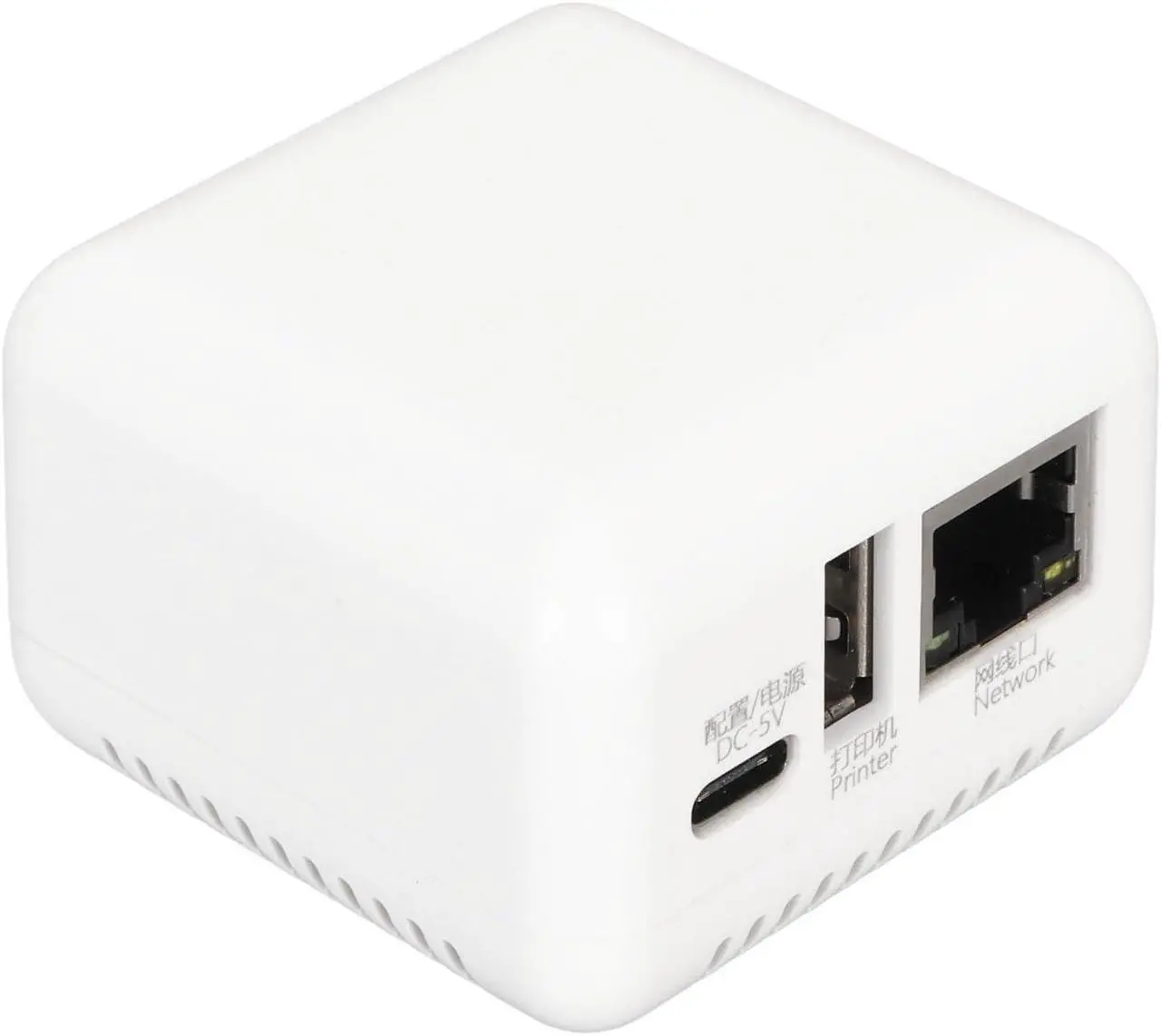 Main image of Print Server, USB 2.0 256GB Network LAN Print Share Computer Networking Print Server, for for Android for Linux 3.4 (US Plug)