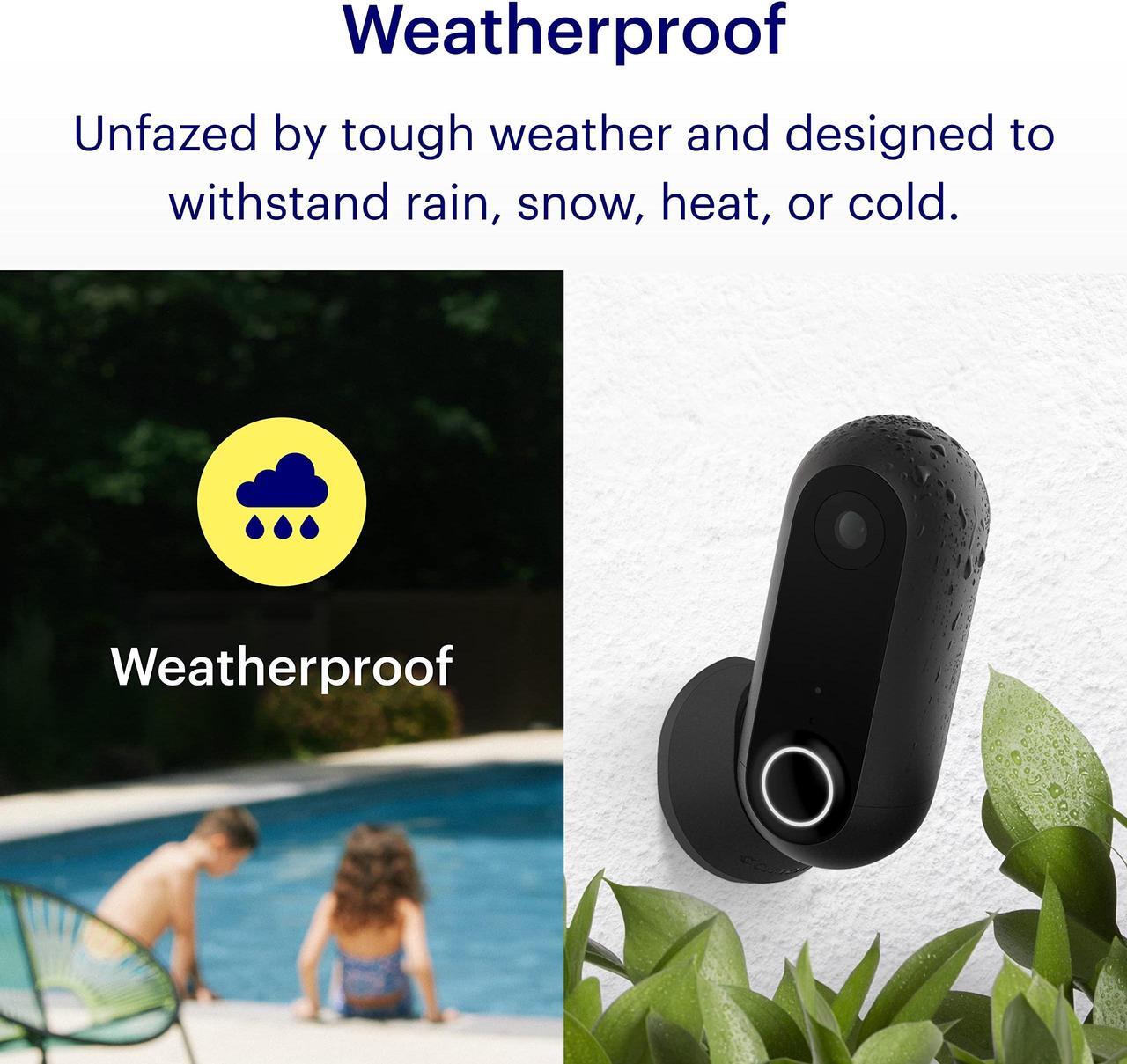 Alt view image 3 of 5 - Canary Flex Outdoor Indoor Home Security Camera HD WiFi IP | 24/7 Watch Live Video, Weatherproof, Wire-free & Wired, Motion Alerts, Two-Way Talk, Night Vision, 10x Zoom, Works with Alexa & more