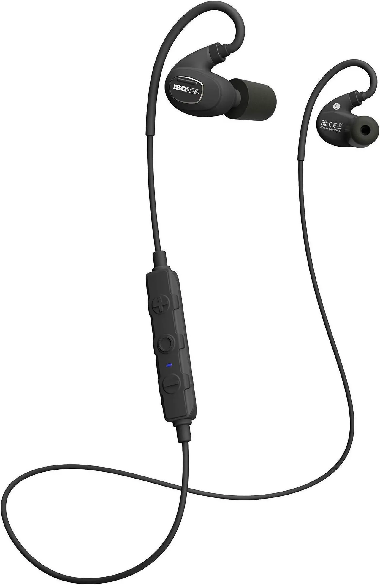 Main image of ISOtunes PRO 2.0 Bluetooth Earplug Headphones, 27 dB Noise Reduction Rating, 16+ Hour Battery, IP67 Durability, Noise Cancelling Mic, OSHA Compliant Professional Hearing Protector (Matte Black)