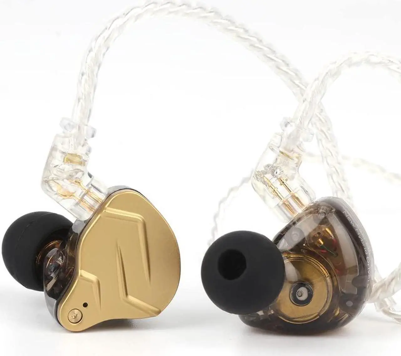 Main image of Linsoul KZ ZSN PRO X Dual Driver 1BA+1DD Hybrid Metal Earphones HiFi in-Ear Monitor with Detachable 2Pin Cable, Zin Alloy Panel (without Mic, Gold)