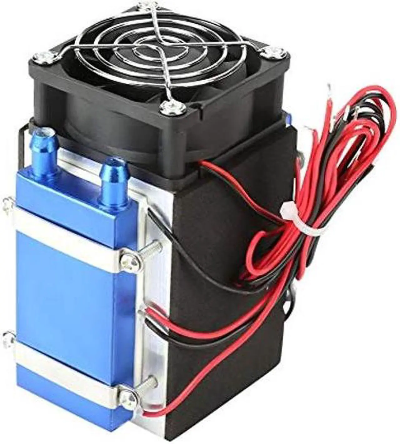 Main image of DC 12V Semiconductor Refrigeration Machine Cooler Radiator Thermoelectric Peltier Refrigeration Air Cooling Heatsink DIY Device with Fan - 4&6 Chip (4 Chip)