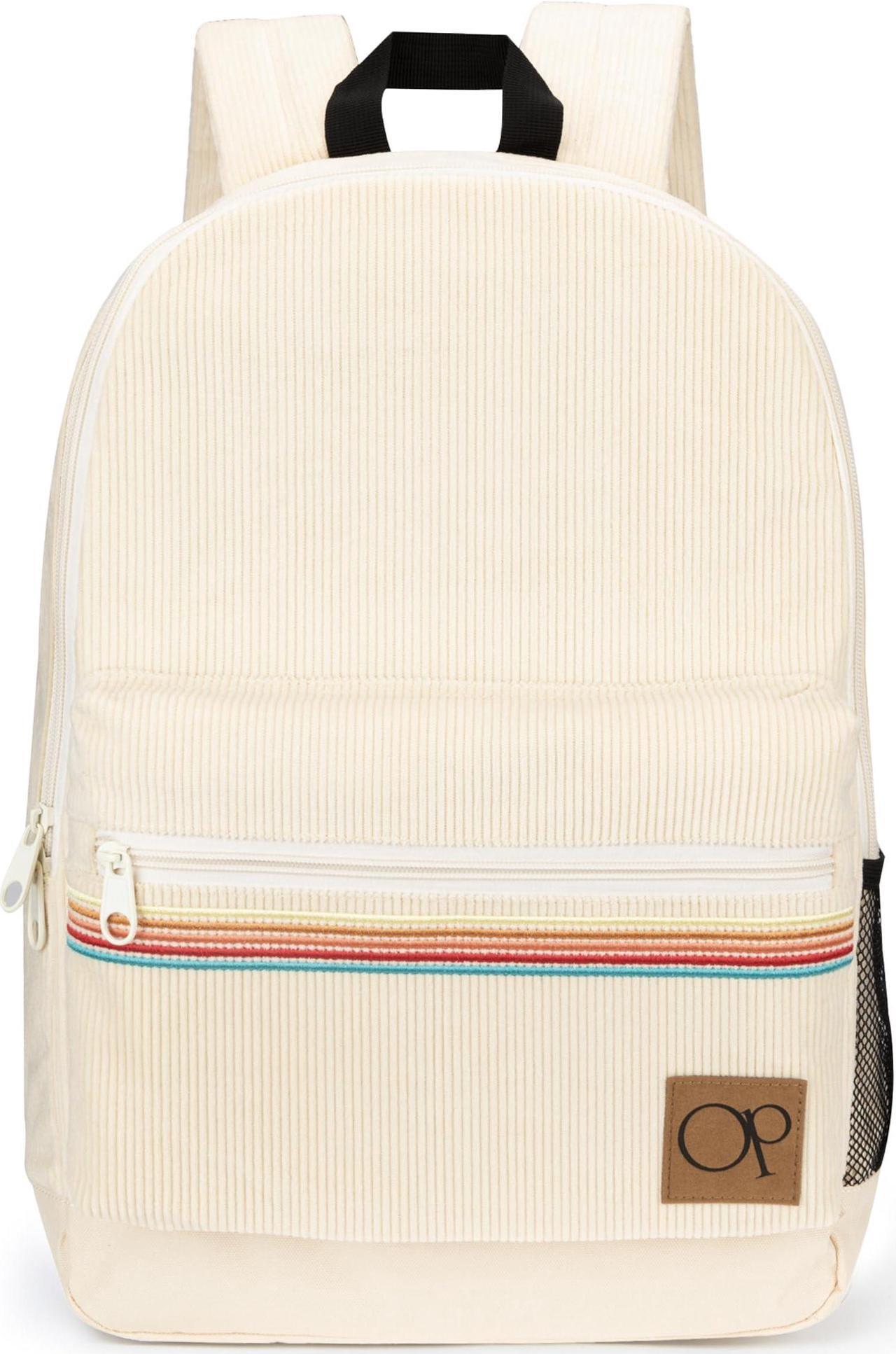 Main image of Ocean Pacific OG Corduroy Backpack for Travel, Sports, Beach, Work, Casual Daypack for Men Women Fits 15.6 Inch Laptop (Beach)