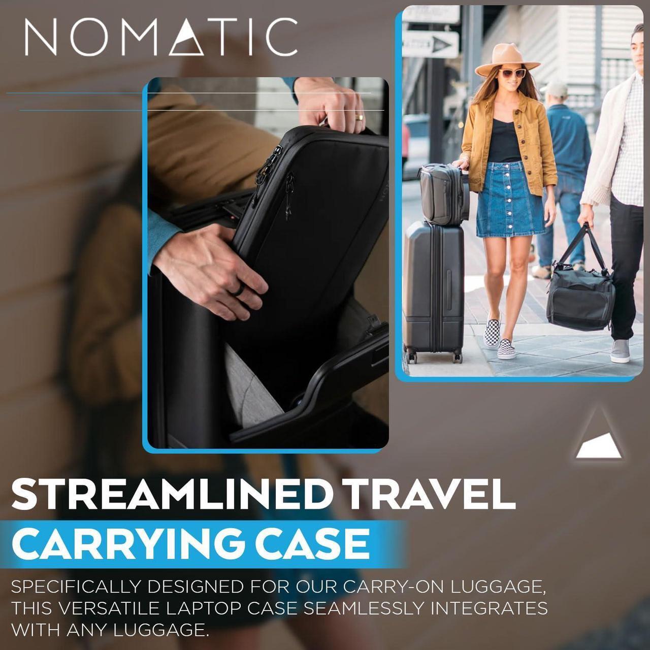 Alt view image 3 of 5 - NOMATIC Tech Case: Laptop Protective Case for MacBook Air, iPad Pro, Chromebook Notebook Computer and Chargers, Water Resistance Laptop Computer Bag