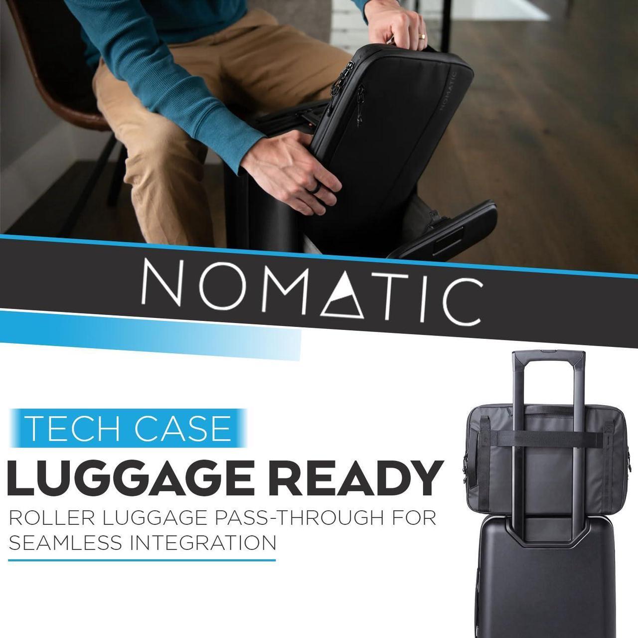 Alt view image 4 of 5 - NOMATIC Tech Case: Laptop Protective Case for MacBook Air, iPad Pro, Chromebook Notebook Computer and Chargers, Water Resistance Laptop Computer Bag