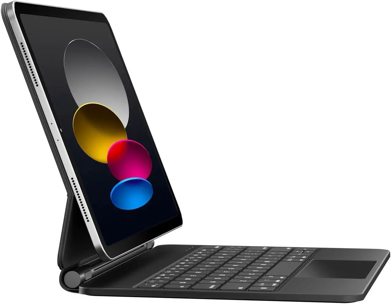 Alt view image 2 of 5 - edaiser Wireless Magic Keyboard Case for Apple iPad 10th Generation 2022 10.9-inch A2696 A2777 A2757: Smart Multi-Touch Trackpad, RGB Backlit, Black