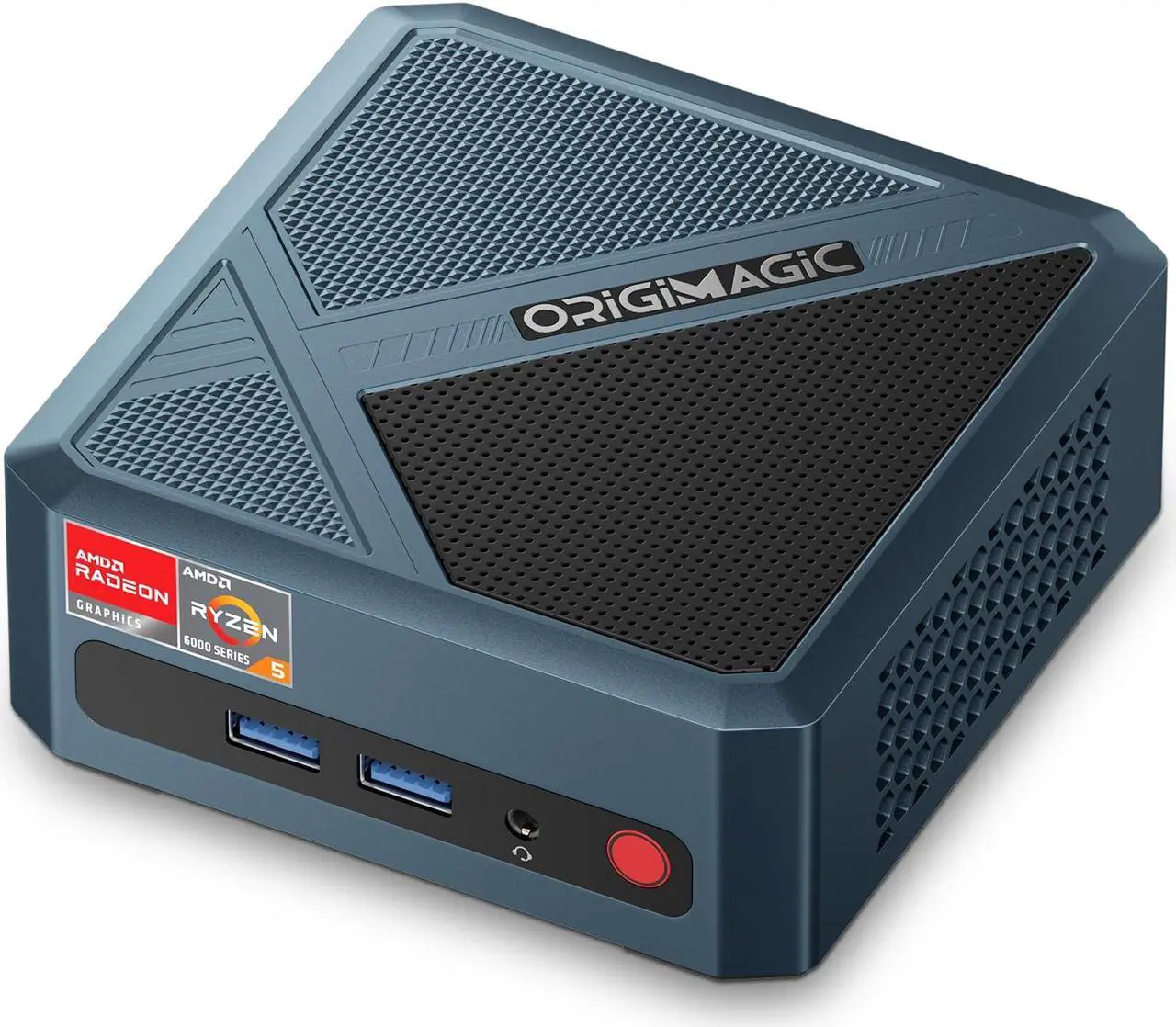 Main image of origimagic N2 Gaming Mini PC, AMD Ryzen 5 6600H (up to 4.5GHz), 32GB DDR5 512GB PCIe SSD Mini Computers, Support 2xHDMI, 2xUSB4, BT 5.2/WiFi 6E, 2.5G LAN Mini Desktop PC