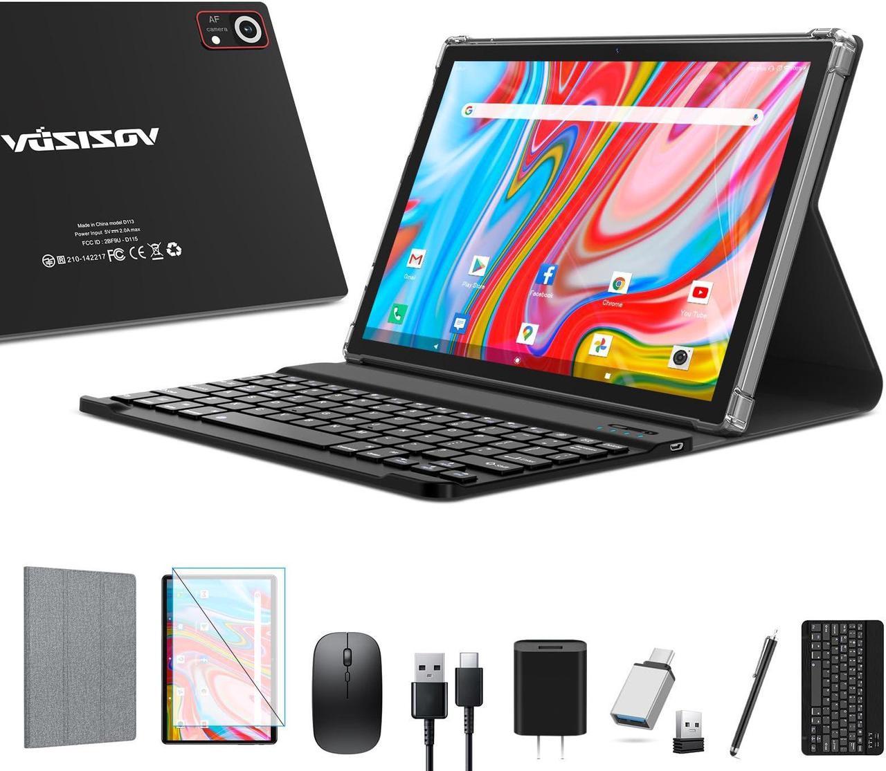 Vozizov 2025 Newest Android 14 Tablet 10 Inch, 128gb Rom + 8gb Ram 