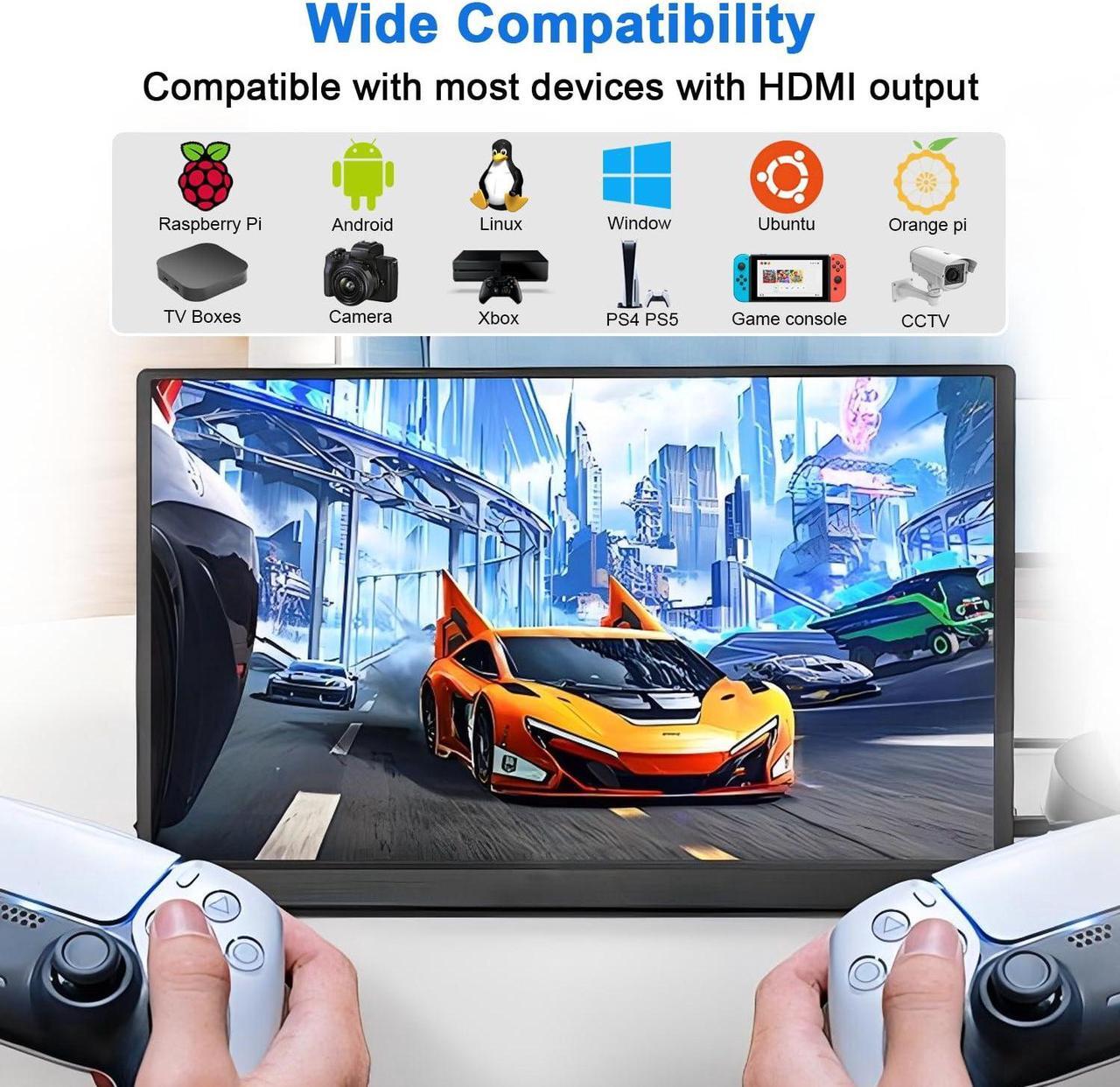 Alt view image 5 of 5 - wisecoco 10.5 Inch Touchscreen Monitor for Raspberry Pi 2560x1600 2K OLED Display for RPi 5/4B/3B CM3+/4 HDMI Port Supports Jetson Nano/Windows