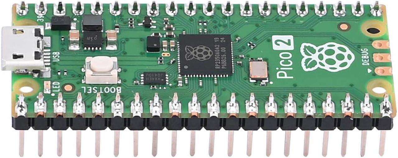 Alt view image 2 of 5 - New for Raspberry Pi Pico 2 - High-Performance RP2350 Microcontroller with Dual-Core Arm Cortex-M33 & RISC-V, 2MB Flash, 2MB SRAM, Secure Boot Comes with Pico Expansion Board