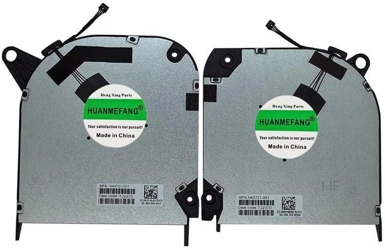 Main image of HUANMEFANG Replacement New CPU and GPU Cooling Fan for HP OMEN 9 Slim 16-U 16-WF 16-WD 16-XF P/N HP OMEN 9 Slim 16-U 16-WF 16-WD 16-XF DC12V Fan