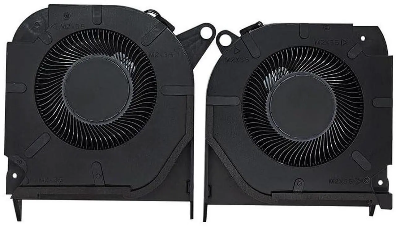Alt view image 2 of 3 - HUANMEFANG Replacement New CPU and GPU Cooling Fan for HP OMEN 9 Slim 16-U 16-WF 16-WD 16-XF P/N HP OMEN 9 Slim 16-U 16-WF 16-WD 16-XF DC12V Fan