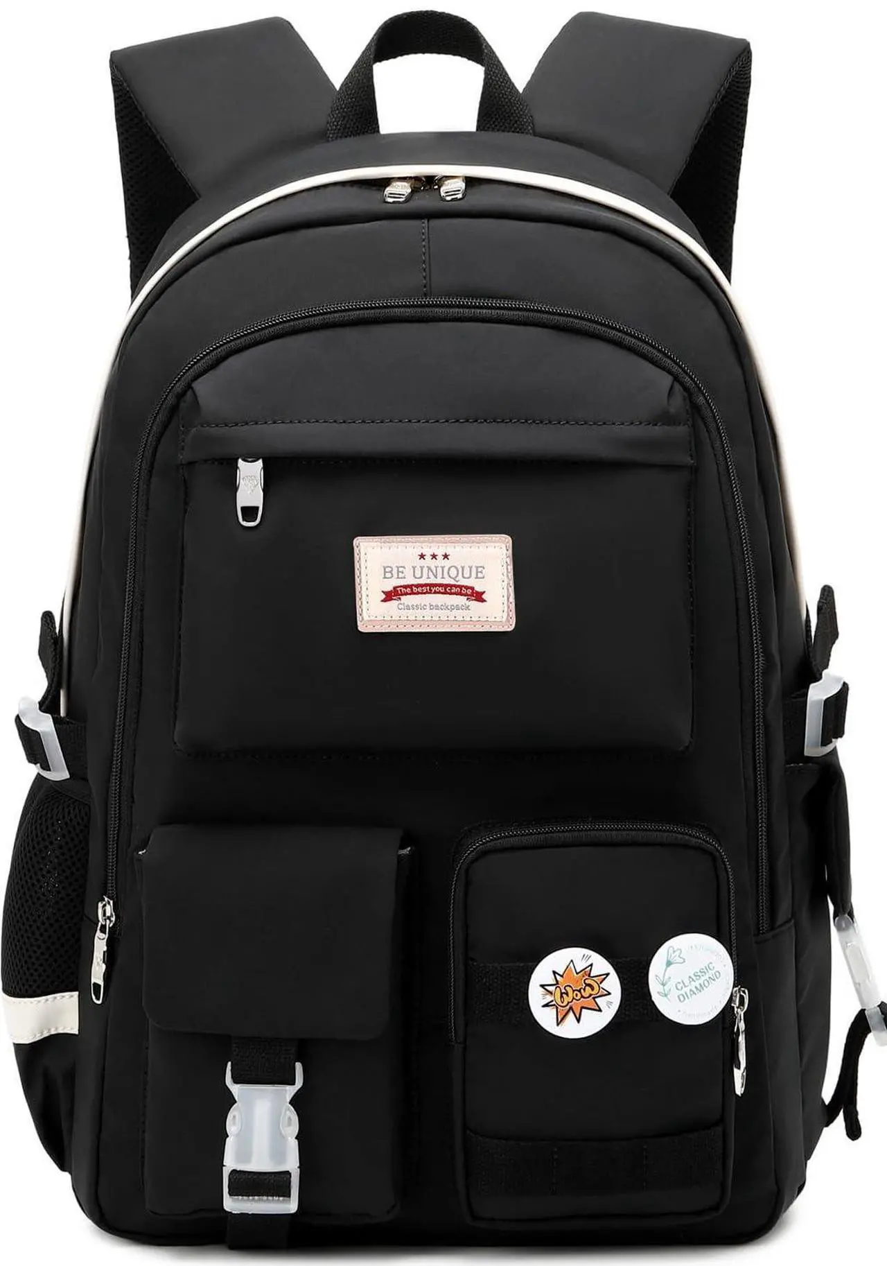 Main image of SCIONE Laptop School Backpacks for Girls, 15.6 Inch School Bag Middle College Backpack Anti Theft Travel Daypack Large Bookbags for Teens Girls Women Students