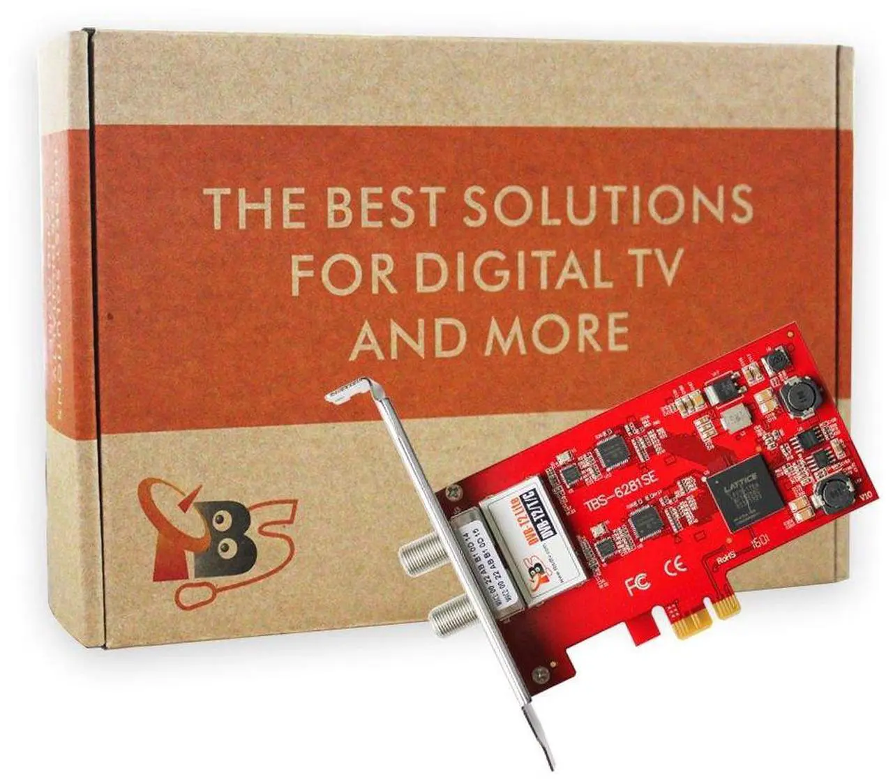 Alt view image 5 of 5 - TBS6281se V2 DVB-T2/C2/T/C(J.83A/B/C)/ISDB-T/C/ATSC1.0 TV Dual Terrestrial HD PCIe TV Tuner Card