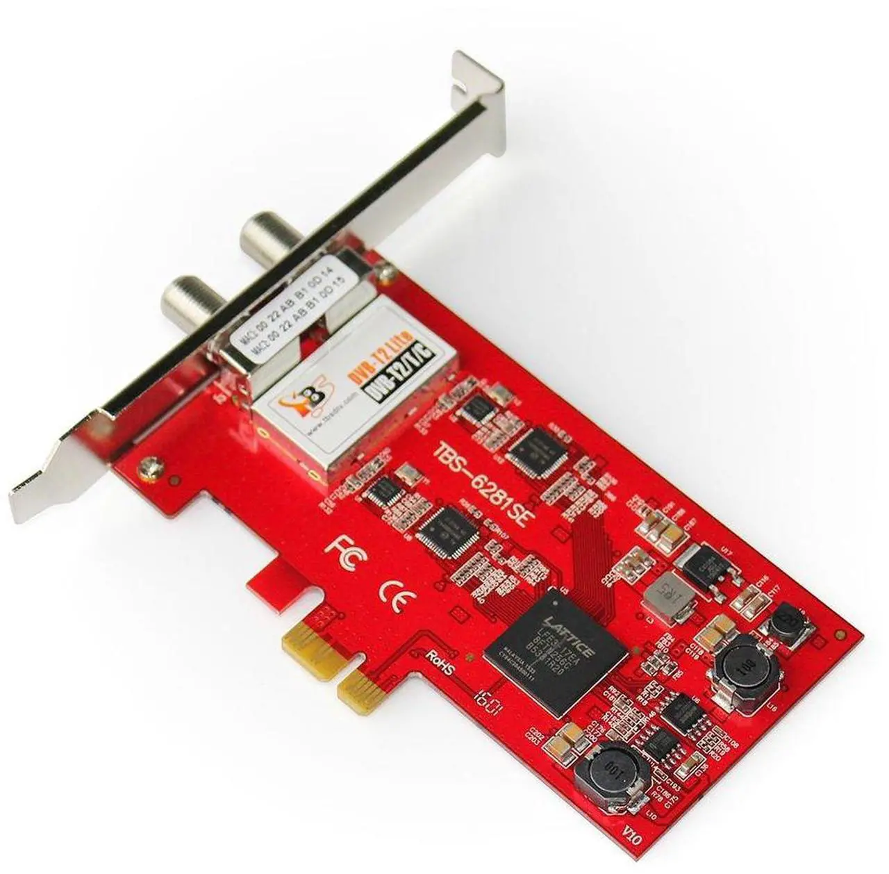 Alt view image 3 of 5 - TBS6281se V2 DVB-T2/C2/T/C(J.83A/B/C)/ISDB-T/C/ATSC1.0 TV Dual Terrestrial HD PCIe TV Tuner Card